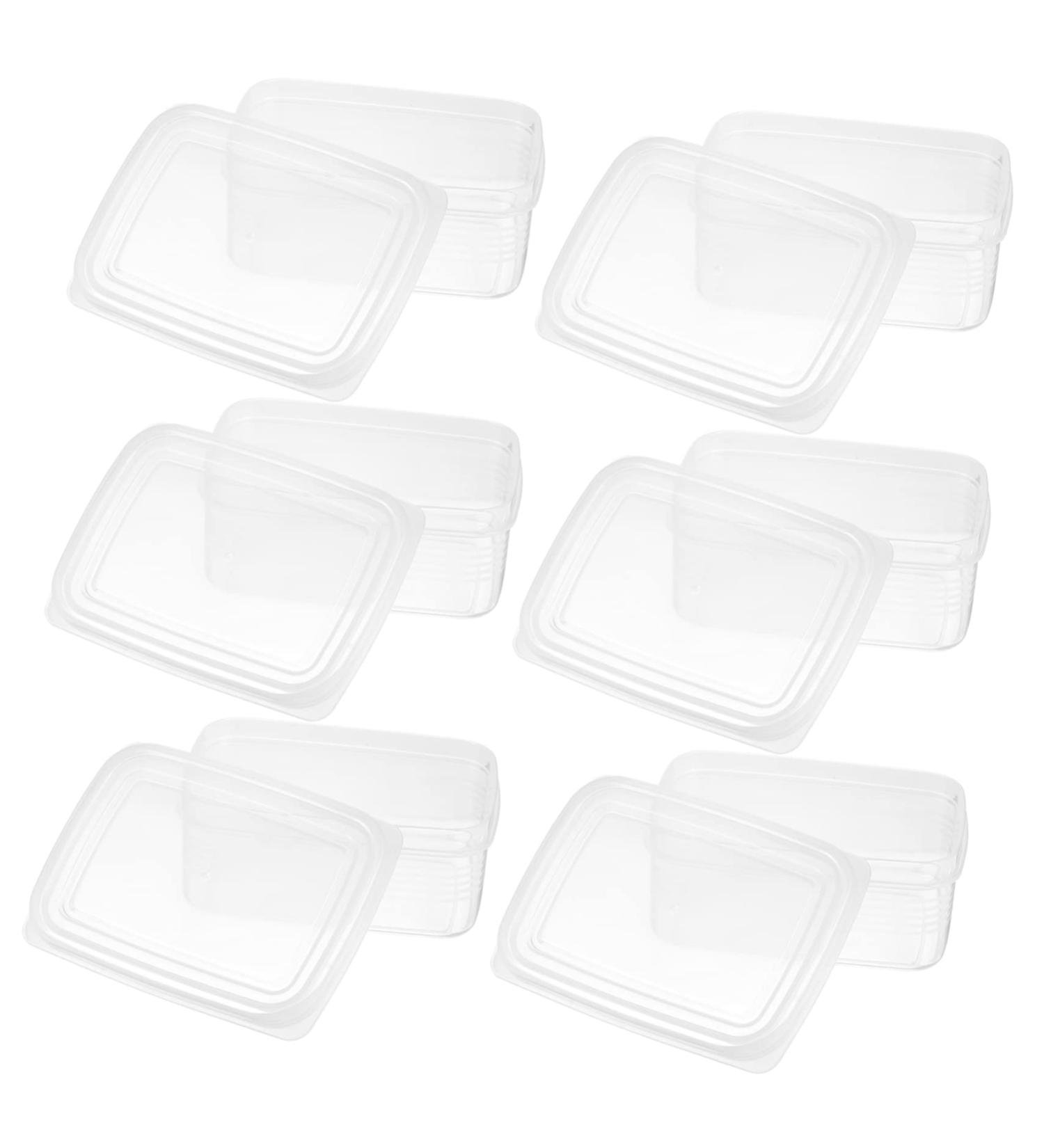 FUNOMOCYA 6pcs Crisper Containers for Food Refrigerator Organizer Keeper Kitchen Vegetable Boxes Dumpling - Buy Online on SooperMarket.com