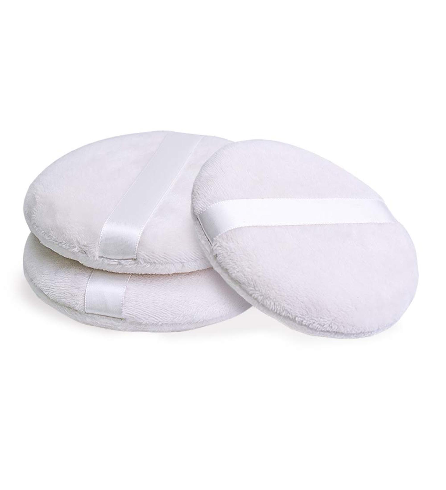 Topwon 4 Large Baby Powder Puff | Ideal for After Bath Powder Application | International Shipping Available - Buy Online on SooperMarket.com