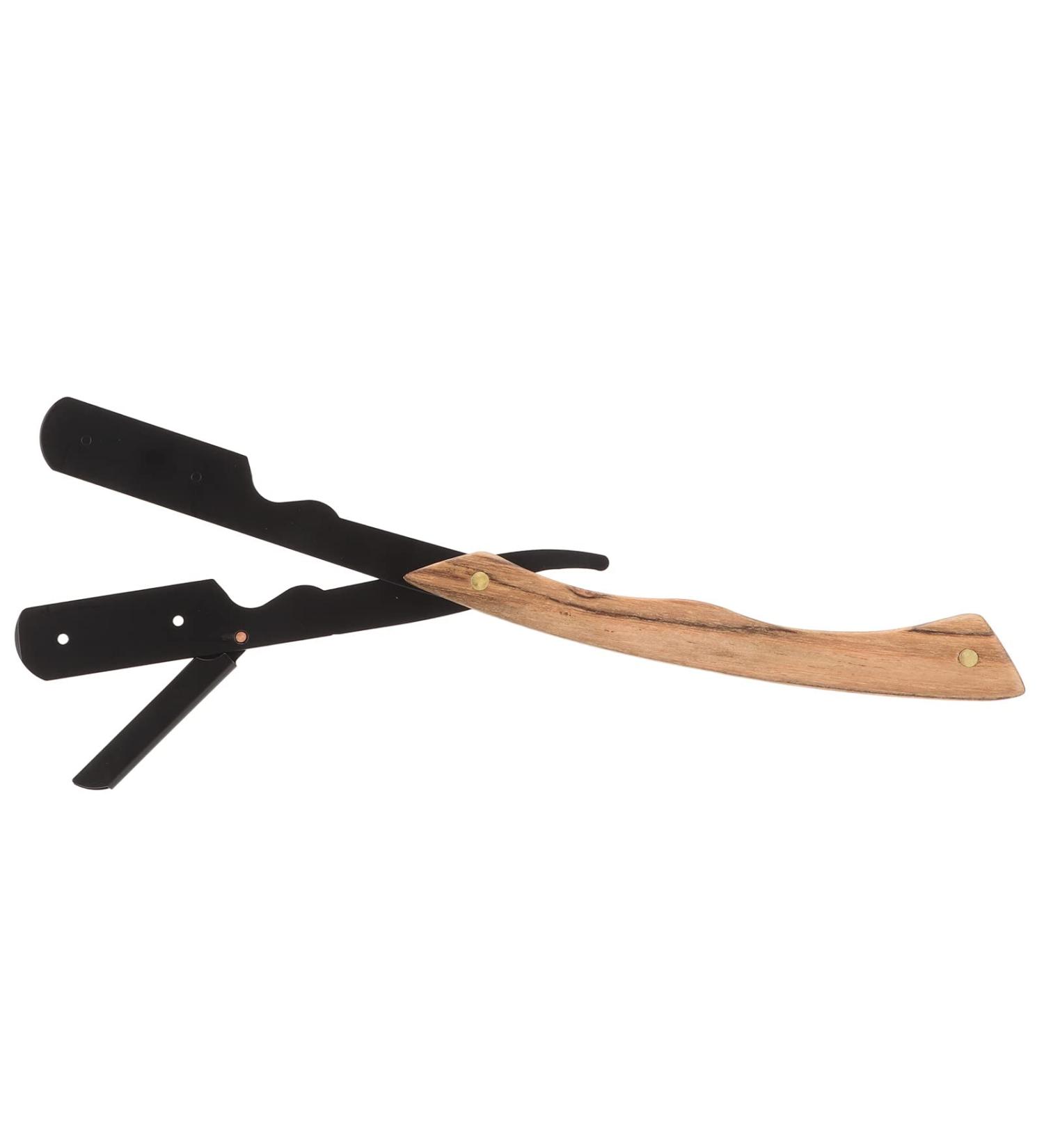 Foldable Stainless Steel Beard Blade Holder | Precise Mustache & Beard Grooming Tool - Lightweight & Manual - Buy Online on SooperMarket.com