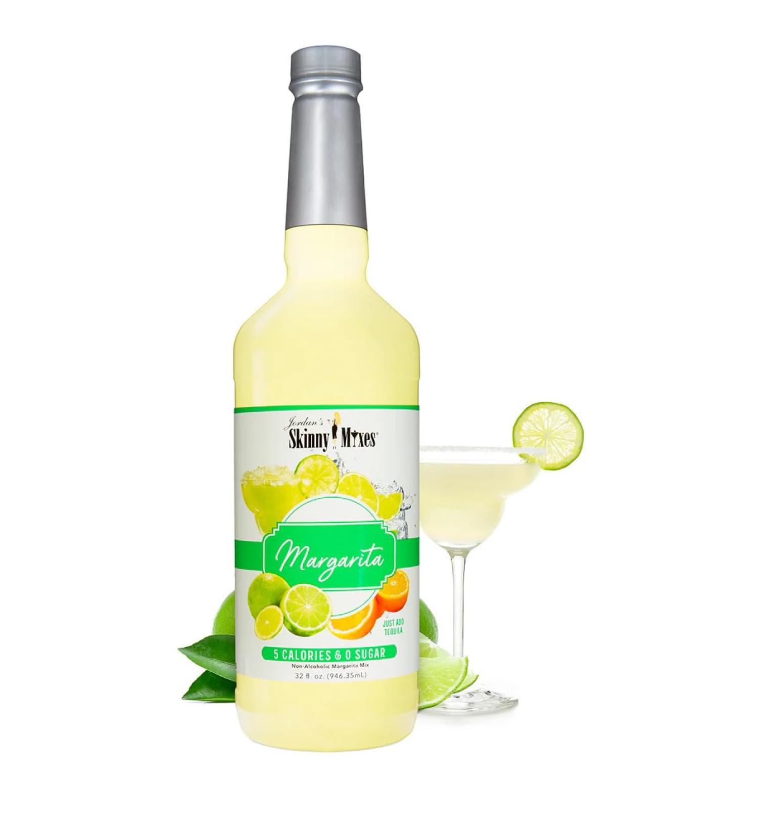 Jordan's Skinny Mixes Margarita Sugar-Free Cocktail Flavoring Mix 32 Fl Oz (946.35 ml)