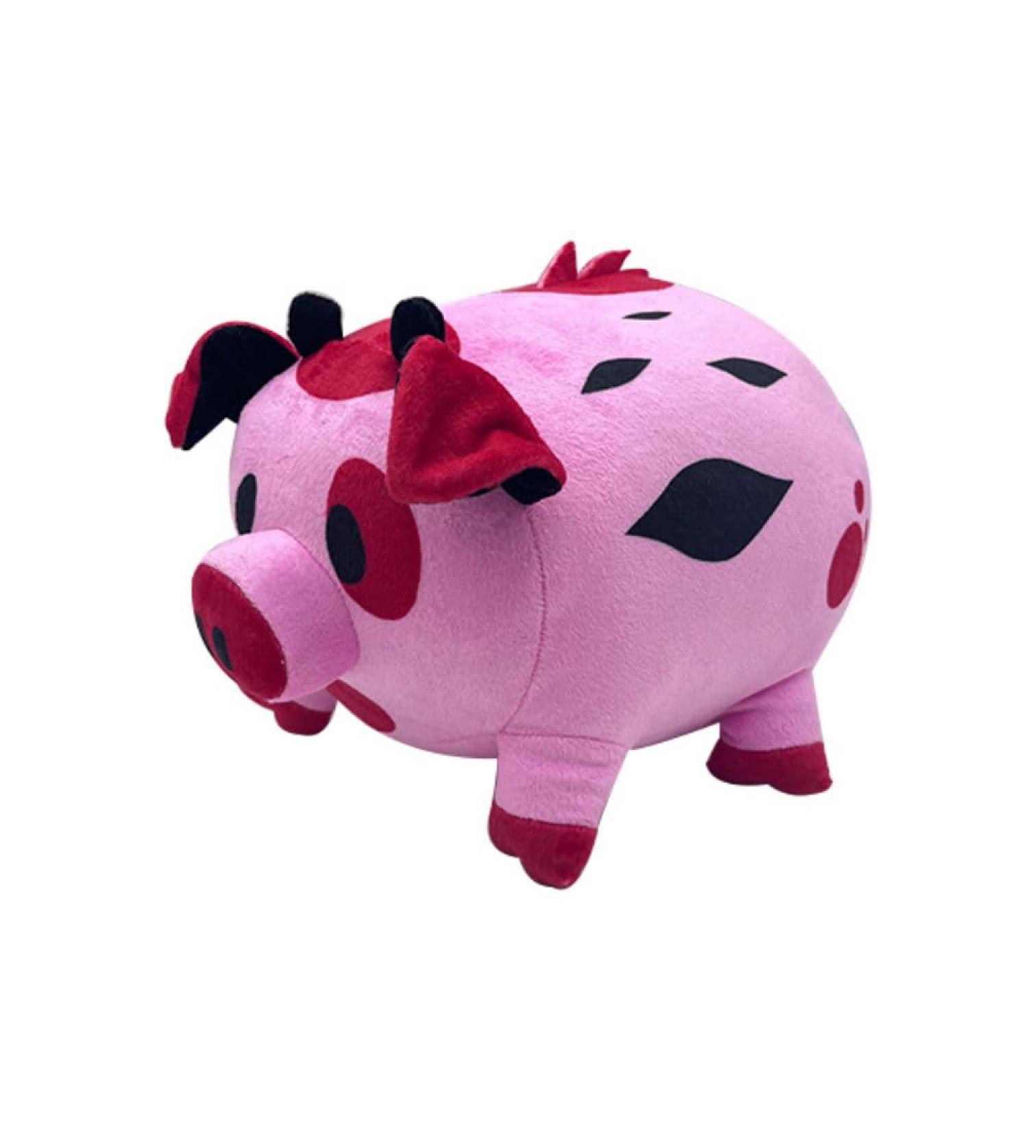 Hazbin Hotel Fat Pig Plush Toy - Helluva Boss Chibi Figure for Sofa Couch Decor - 18 cm Kids Pink - Buy Online on SooperMarket.com