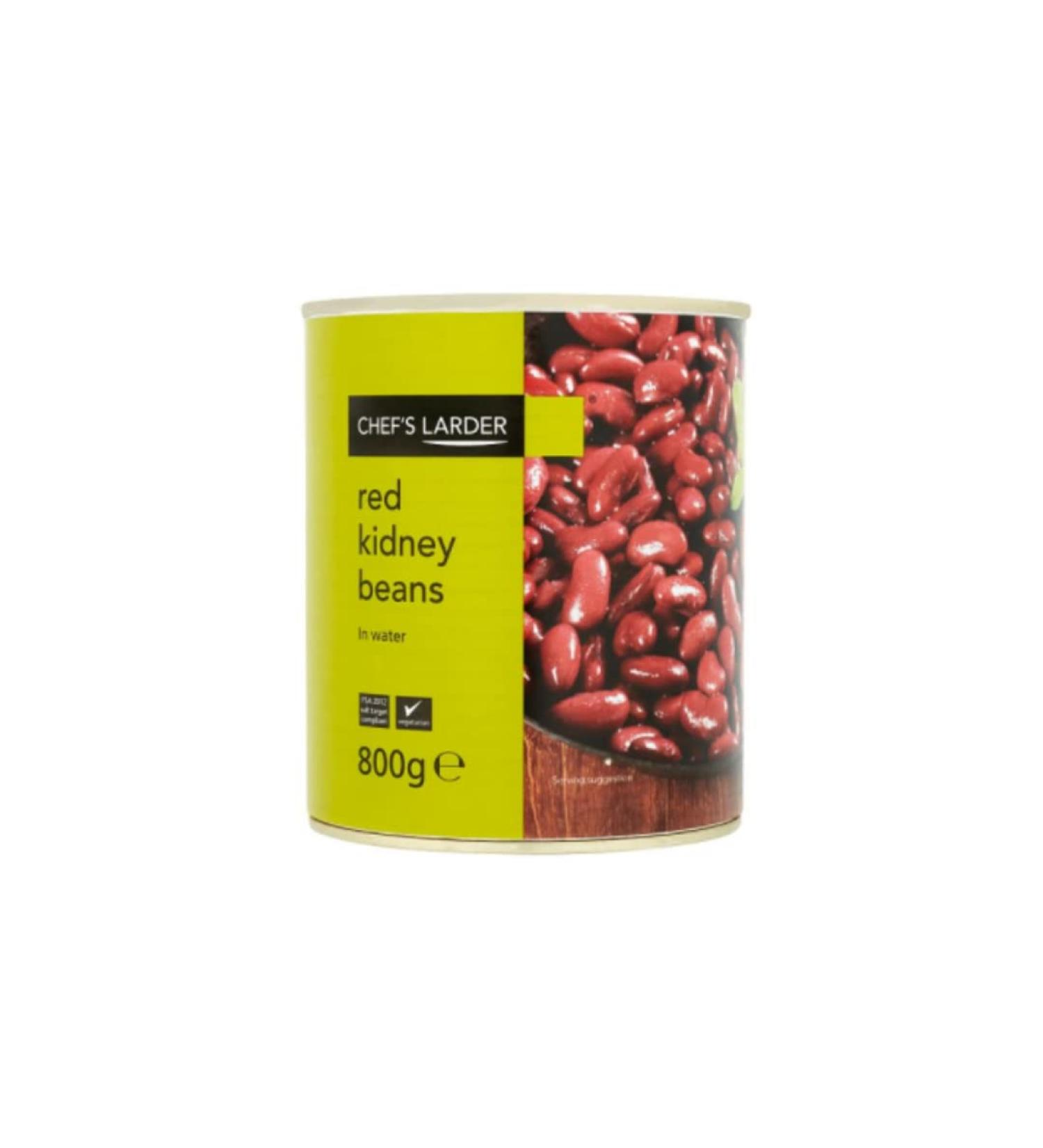 Chef's Larder Red Kidney Beans in Water 800g x 12