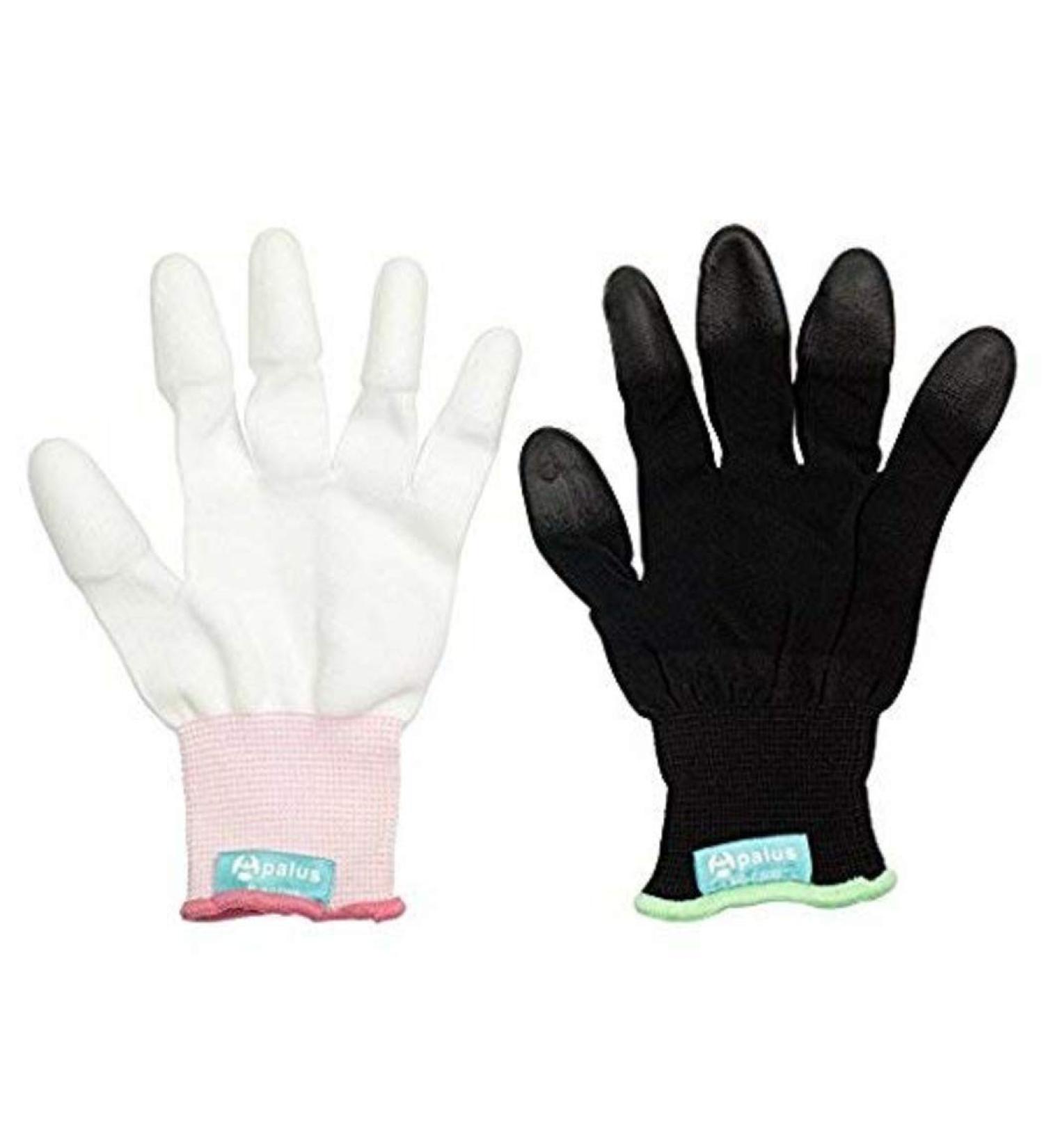 Apalus Heat-Resistant Gloves - Professional Hair Styling Accessories for Safe Curling & Smoothing | 2 Pack - Buy Online on SooperMarket.com