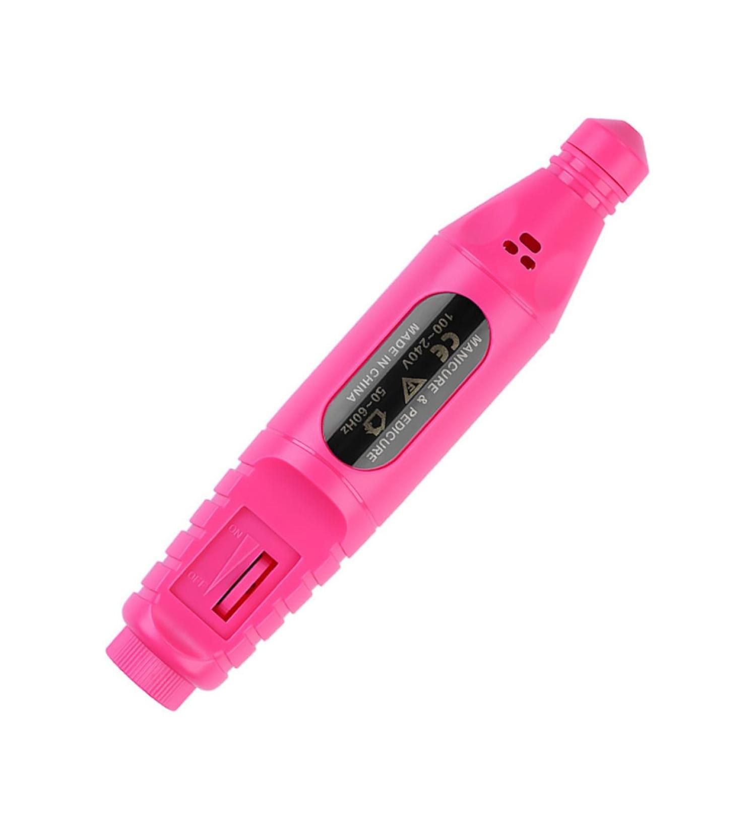 POPETPOP Portable Nail Drill Nail File Drill Portable Nail Polishing Machine Nail Drill Machine Professional Acrylic Gel Tool Acrylic Nails Tools Nails Gel Electric Tools Sander Manicure 13.8*2.8cm Rosy - Buy Online on SooperMarket.com