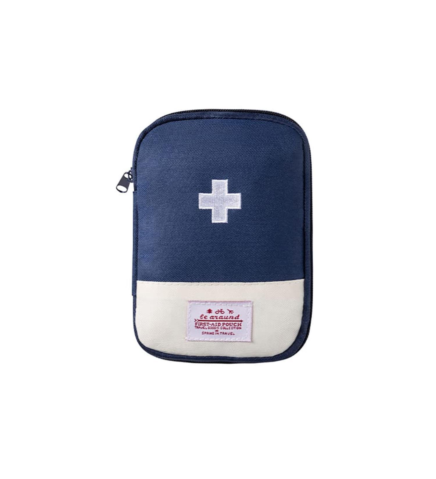 Surakey Mini First Aid Bag - Portable Medication & Emergency Storage for Travel Sports Camping - Compact Blue Design - Buy Online on SooperMarket.com