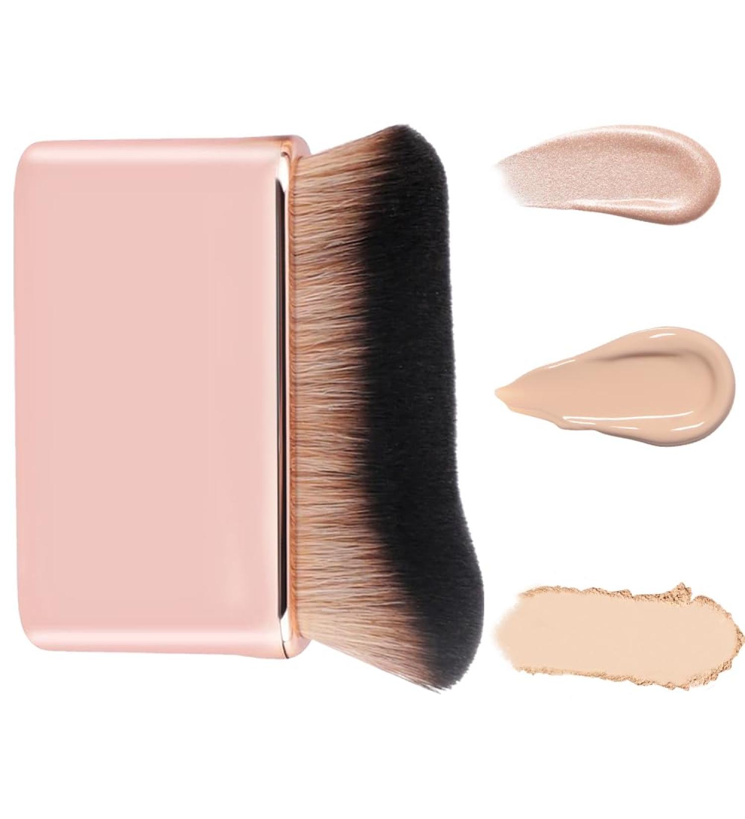 Tanning Brush Face & Body Self Tanner Brush Foundation Makeup Brush for Body Kabuki Self Tan Applicator for Airbrushed Finish for Body & Leg Blend & Blur Makeup Tanning Brush for Tanners Mousse - Buy Online on SooperMarket.com