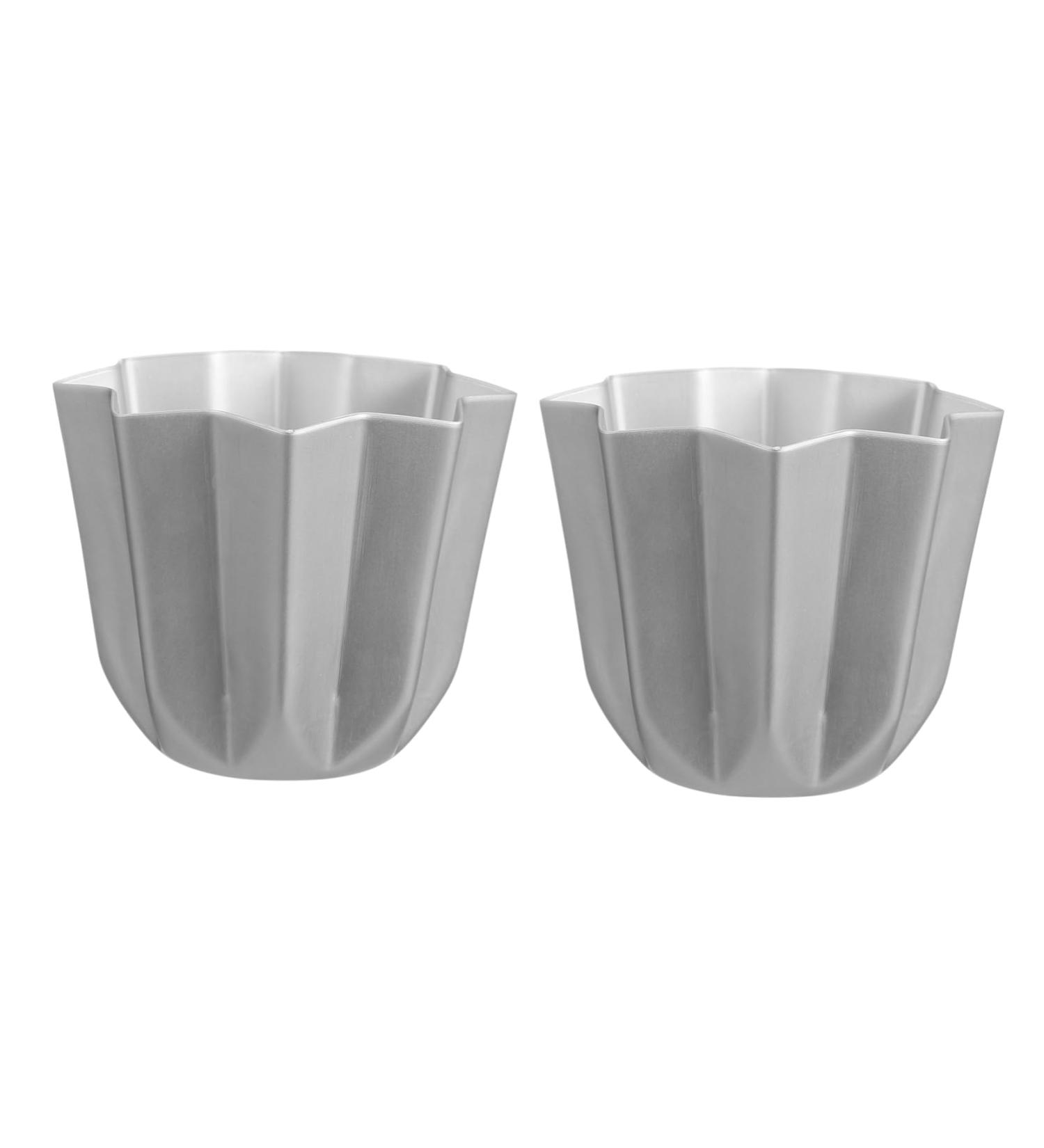 Alipis 2pcs Octagonal Cake Mold Roasting Pan Paper Cups Cupcake Mold Creative Baking Mold Muffin Candy 7.5x7.5x6.5cm Silver - Buy Online on SooperMarket.com