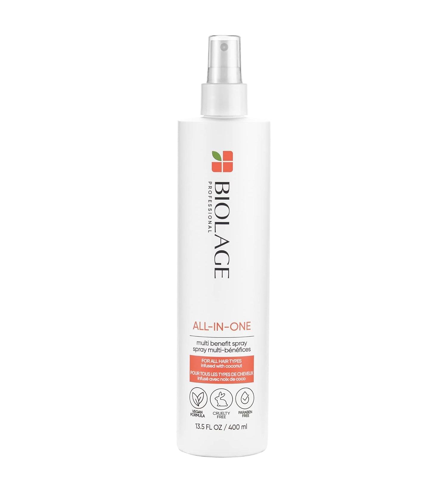 Biolage All-In-One Coconut Infusion | Multi-Benefit Treatment Spray For All Hair Needs | With Coconut | For All Hair Types | Sulfate & Paraben-Free | Vegan 13.5 Fl Oz (Pack of 1) - Buy Online on SooperMarket.com