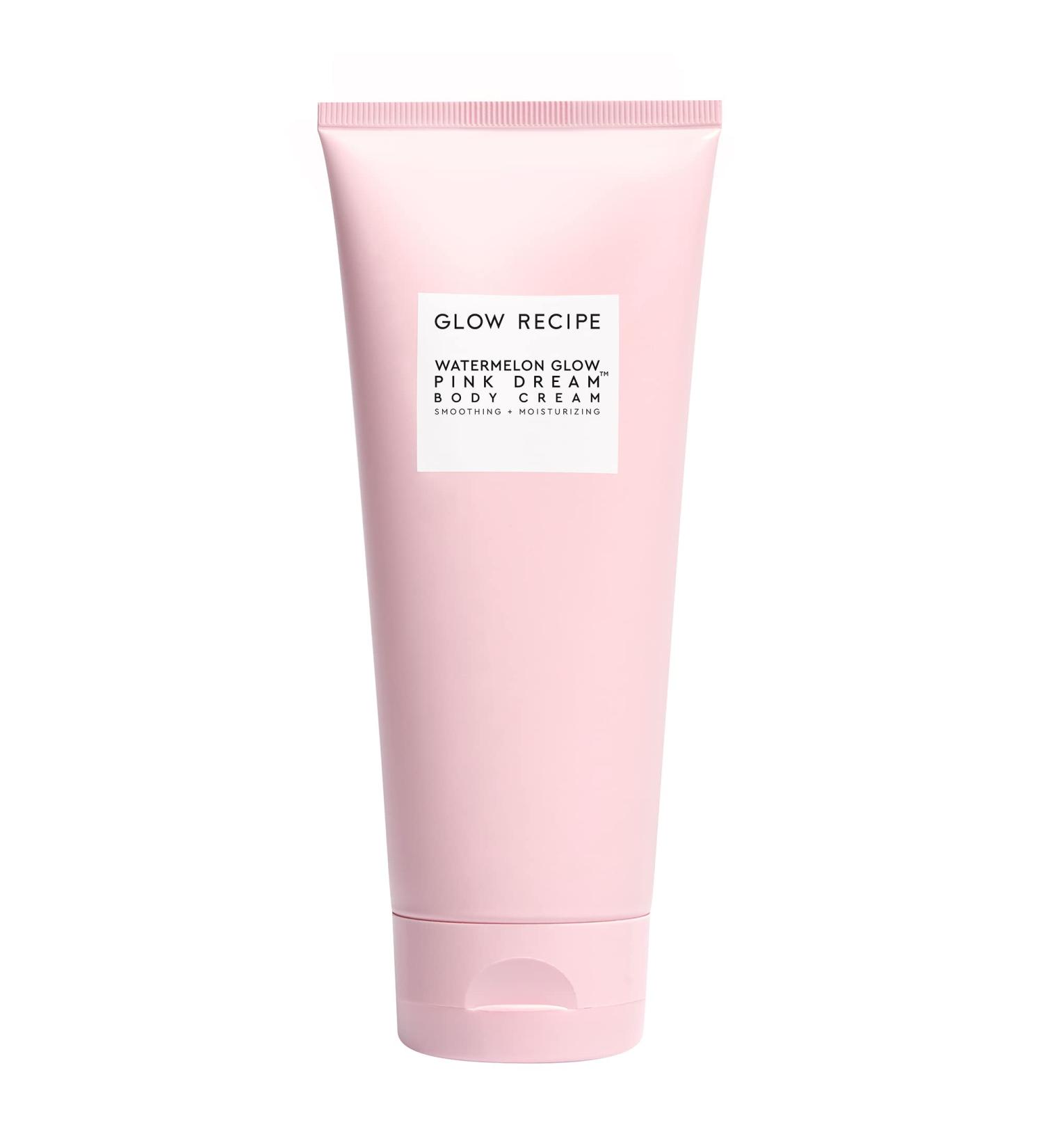 Glow Recipe Watermelon Glow Pink Dream Body Cream - Hyaluronic Acid Body Butter Lotion for Skin Barrier Repair - 200 ml 6.7 fl oz - Buy Online on SooperMarket.com
