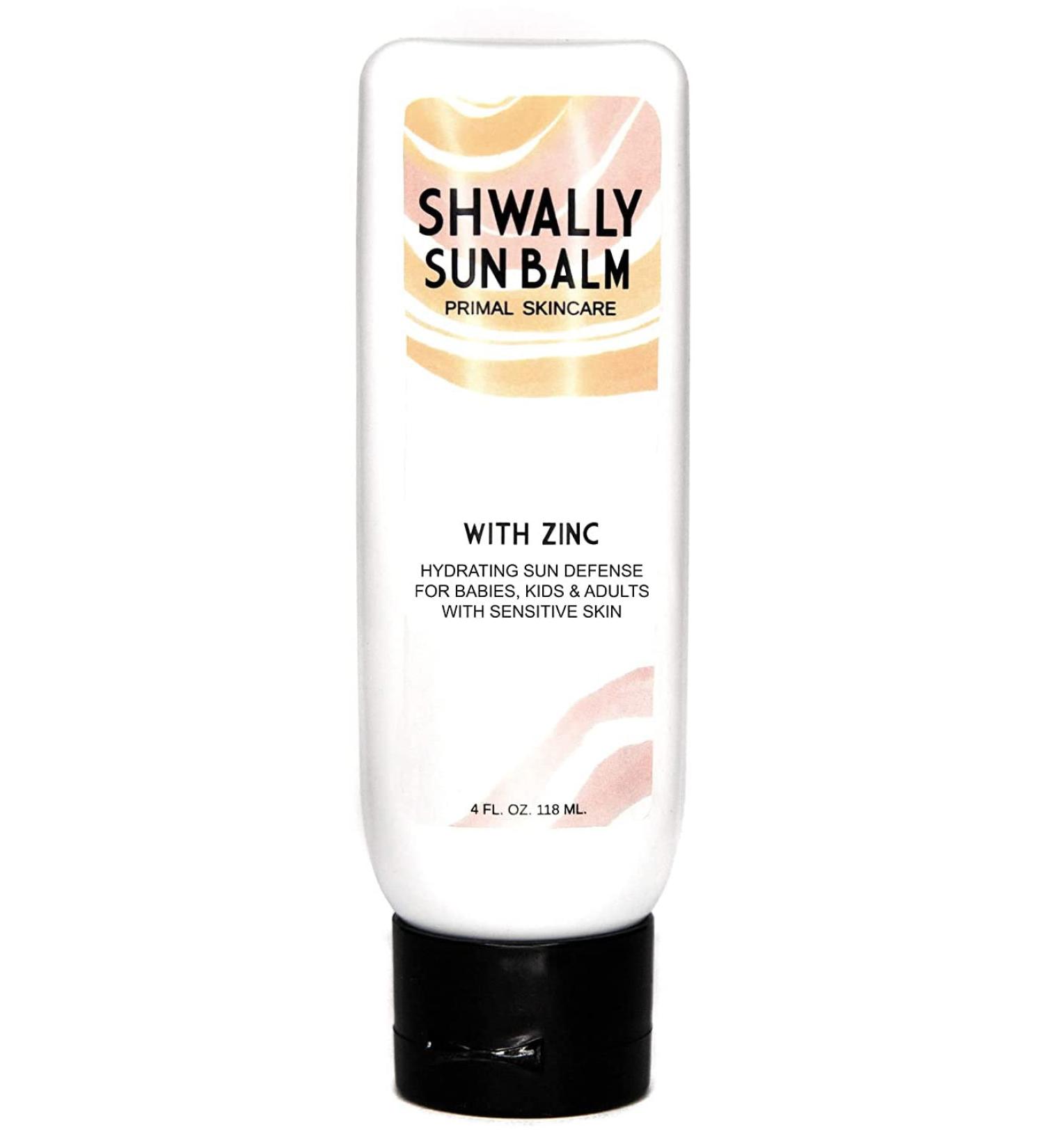 Shwally Zinc & Avocado Mineral SunBalm 30SPF | 100% Grass Fed Tallow | Pregnancy & Nursing Safe | 4 Fl Oz - Buy Online on SooperMarket.com