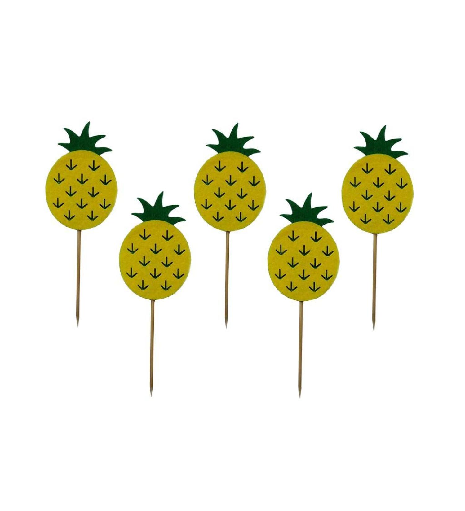 Luzhengyang 5 Pieces Vivid Felt Cupcake Toppers Food Picks for Kids Birthday Party - Buy Online on SooperMarket.com