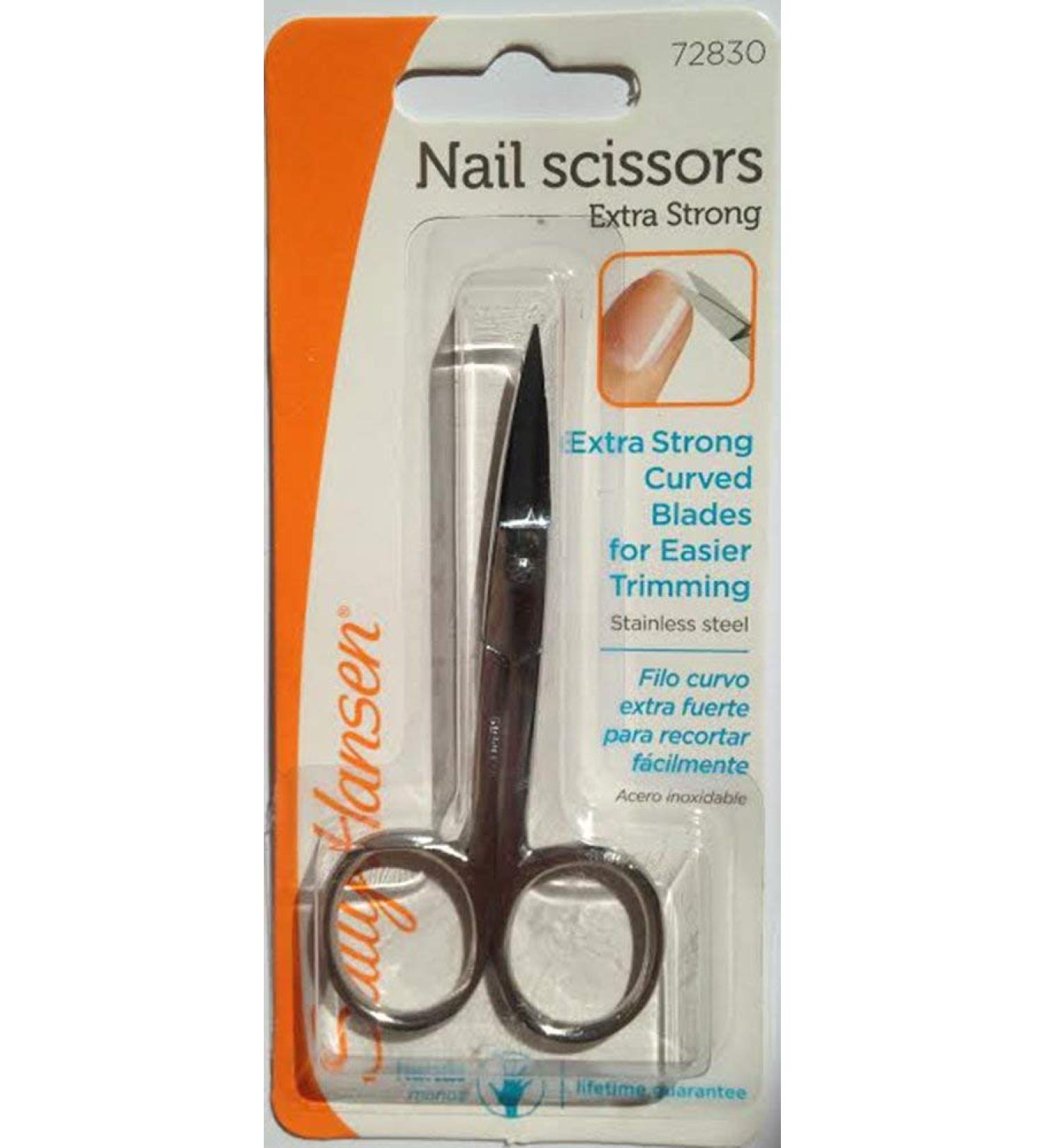 Sally Hansen Curved Nail Scissors - Extra Strong Precision Cutting for Perfect Nails - Buy Internationally - Buy Online on SooperMarket.com