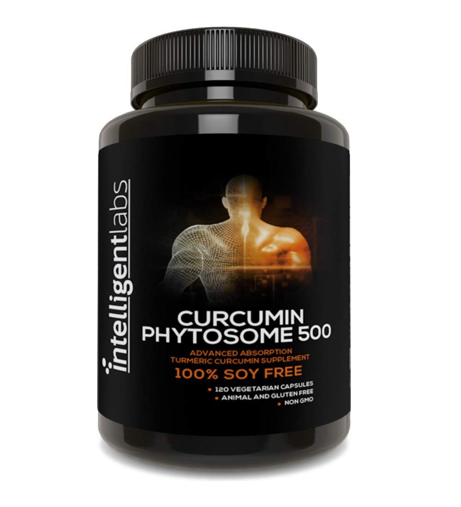 Intelligent Labs Meriva Curcumin Phytosome - 500mg Complex, 2900% Better Absorption, 120 Capsules - Soy Free - Buy Online on SooperMarket.com