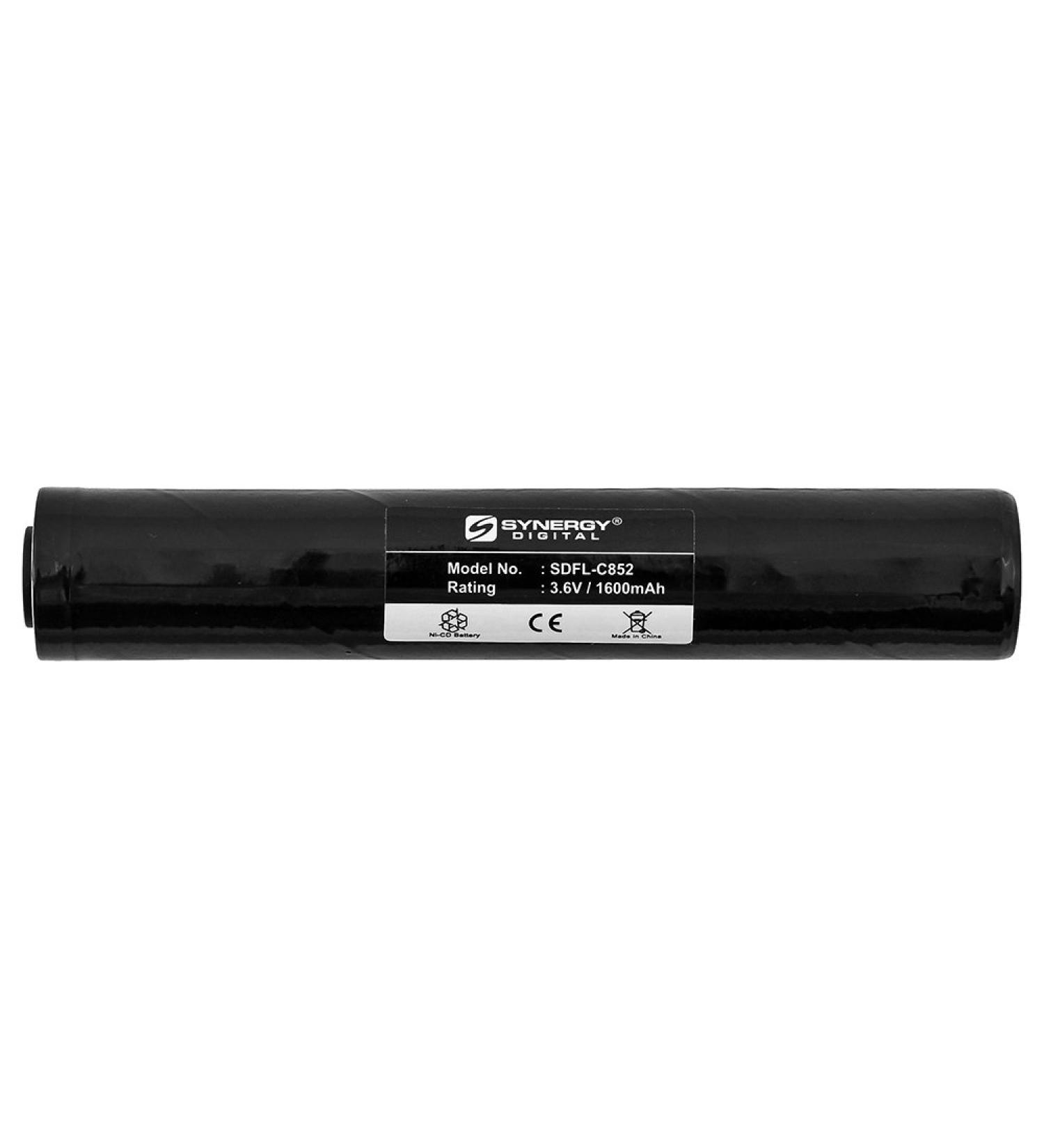 Synergy Digital Flashlight Battery for Streamlight Stinger XT Ni-CD 3.6V 1600 mAh Ultra High Capacity - Buy Online on SooperMarket.com