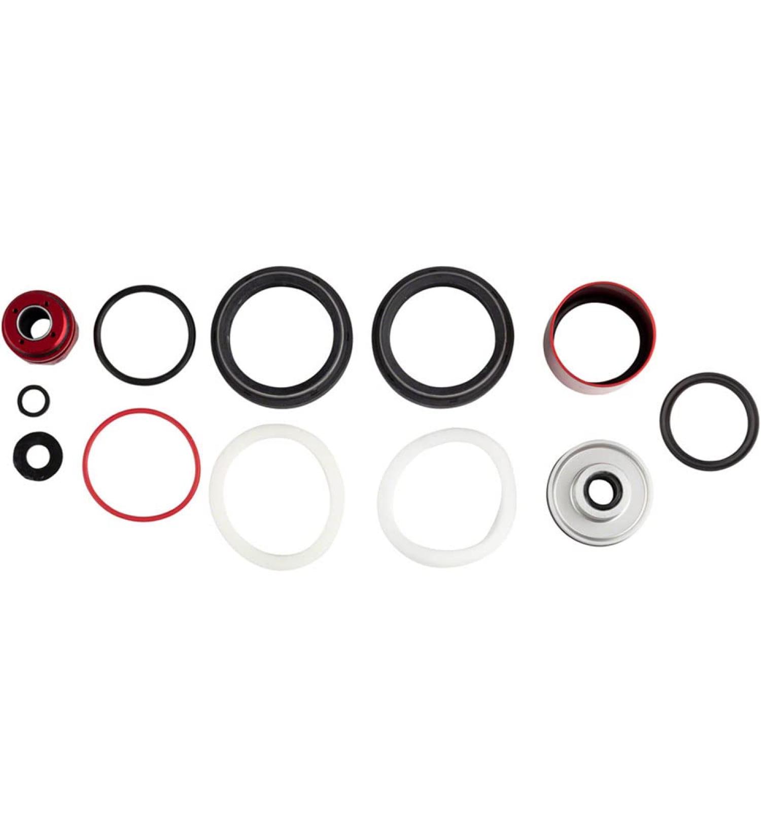 RockShox Fork Service Kit - 200 Hour/1 Year, Charger 2, 38mm, Zeb Select/Ultimate, Silver Sealhead, A1