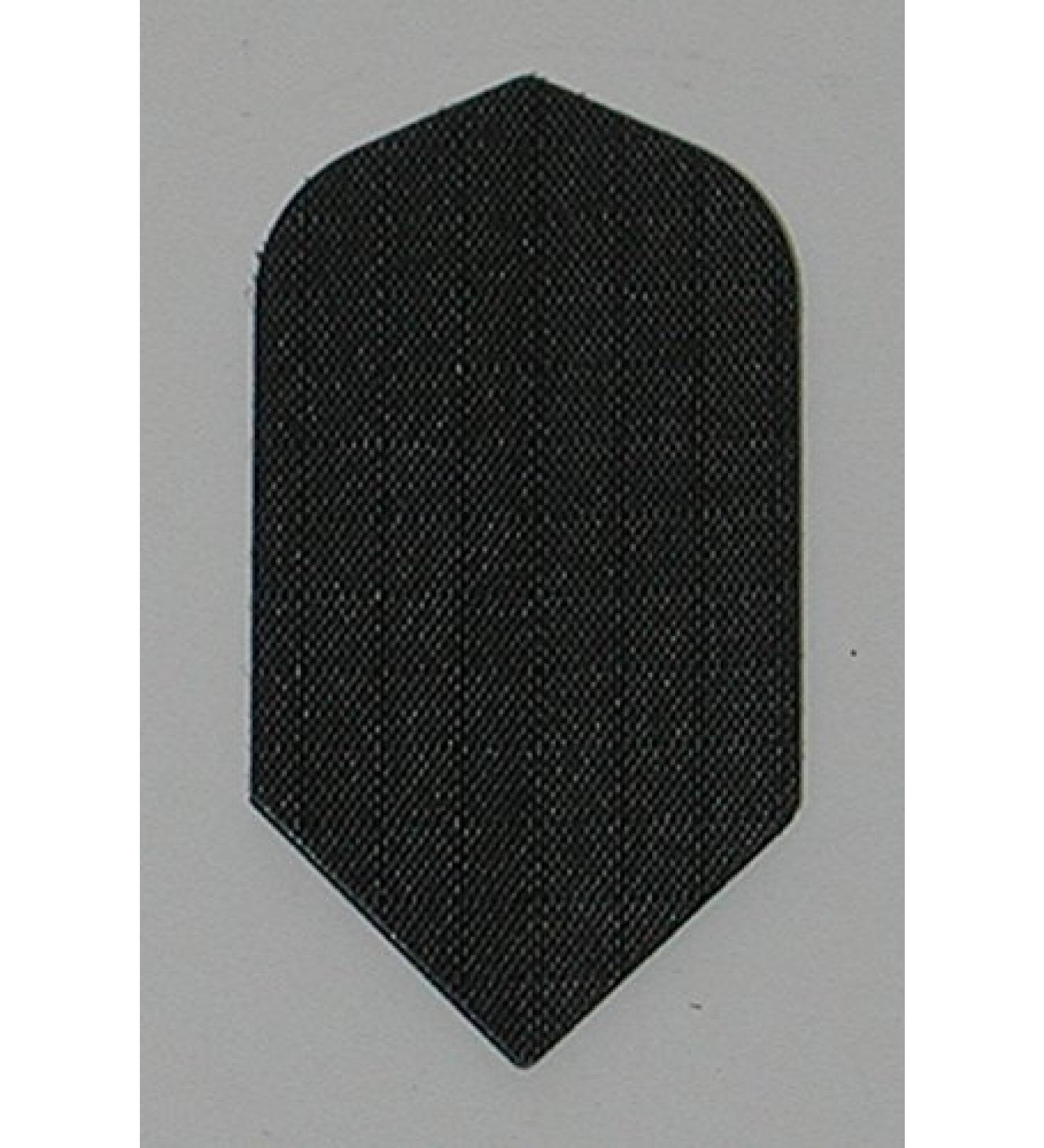 US Darts - 3 Sets (9 Flights) Black Nylon Slim Dart Flights - Cloth, Fabric, Ripstop