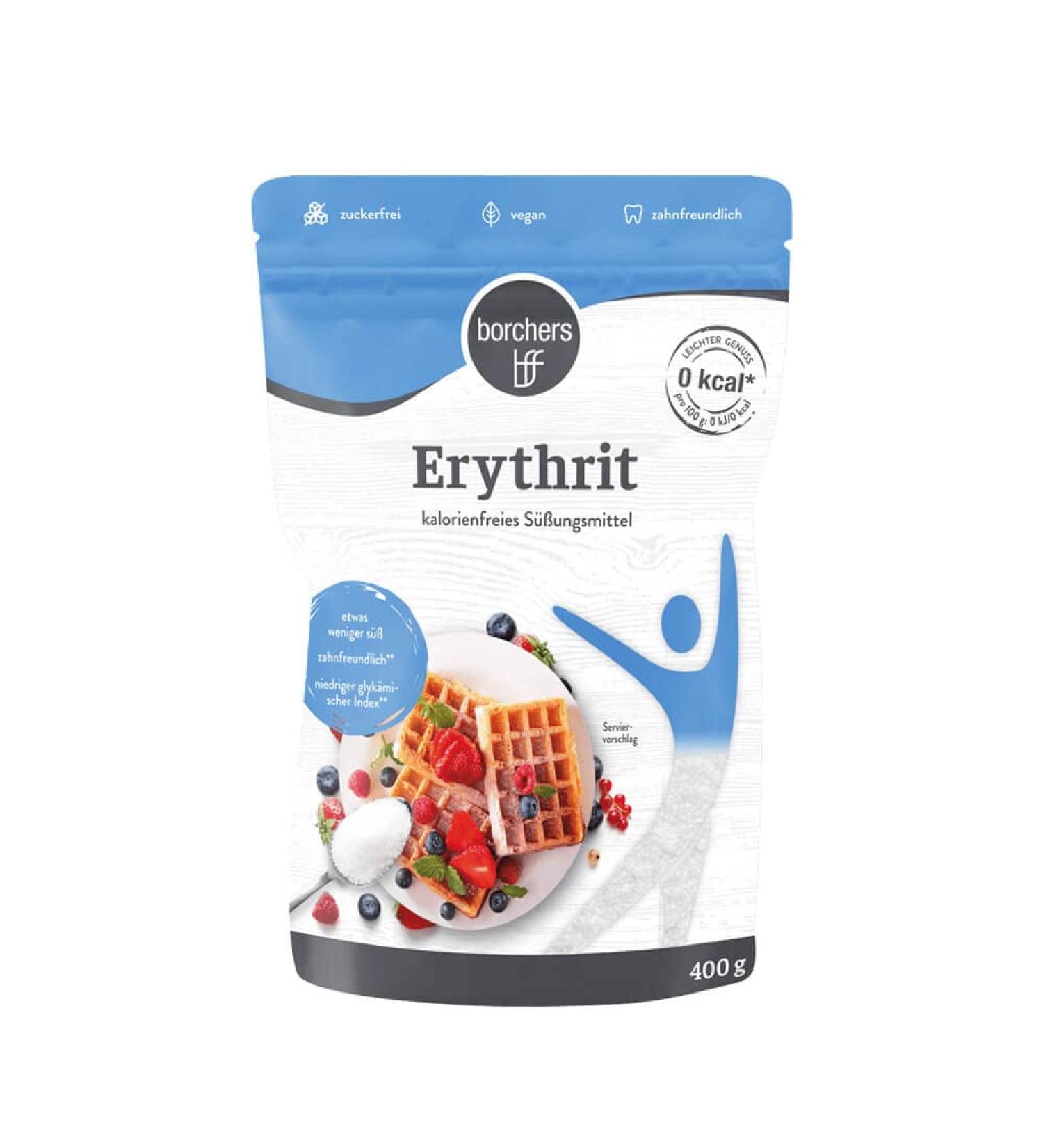 BFF Erythrit 100% Sweetener - 400g | Keto-Friendly Zero-Calorie Sugar Substitute for Baking & Beverages - Buy Online Internationally - Buy Online on SooperMarket.com