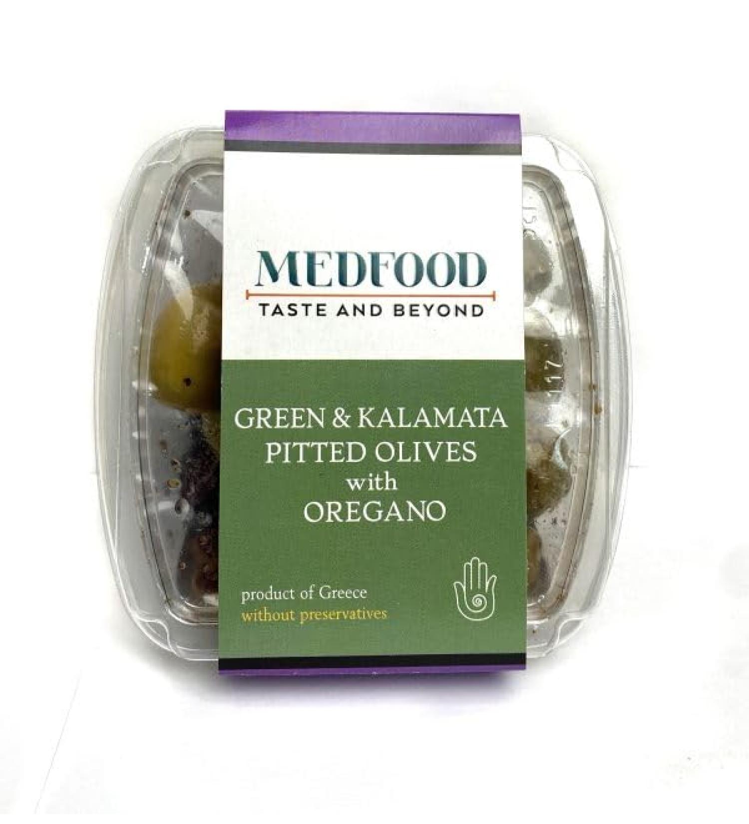MIXED OLIVES WITH OREGANO 160G X 3 SNACK Pots