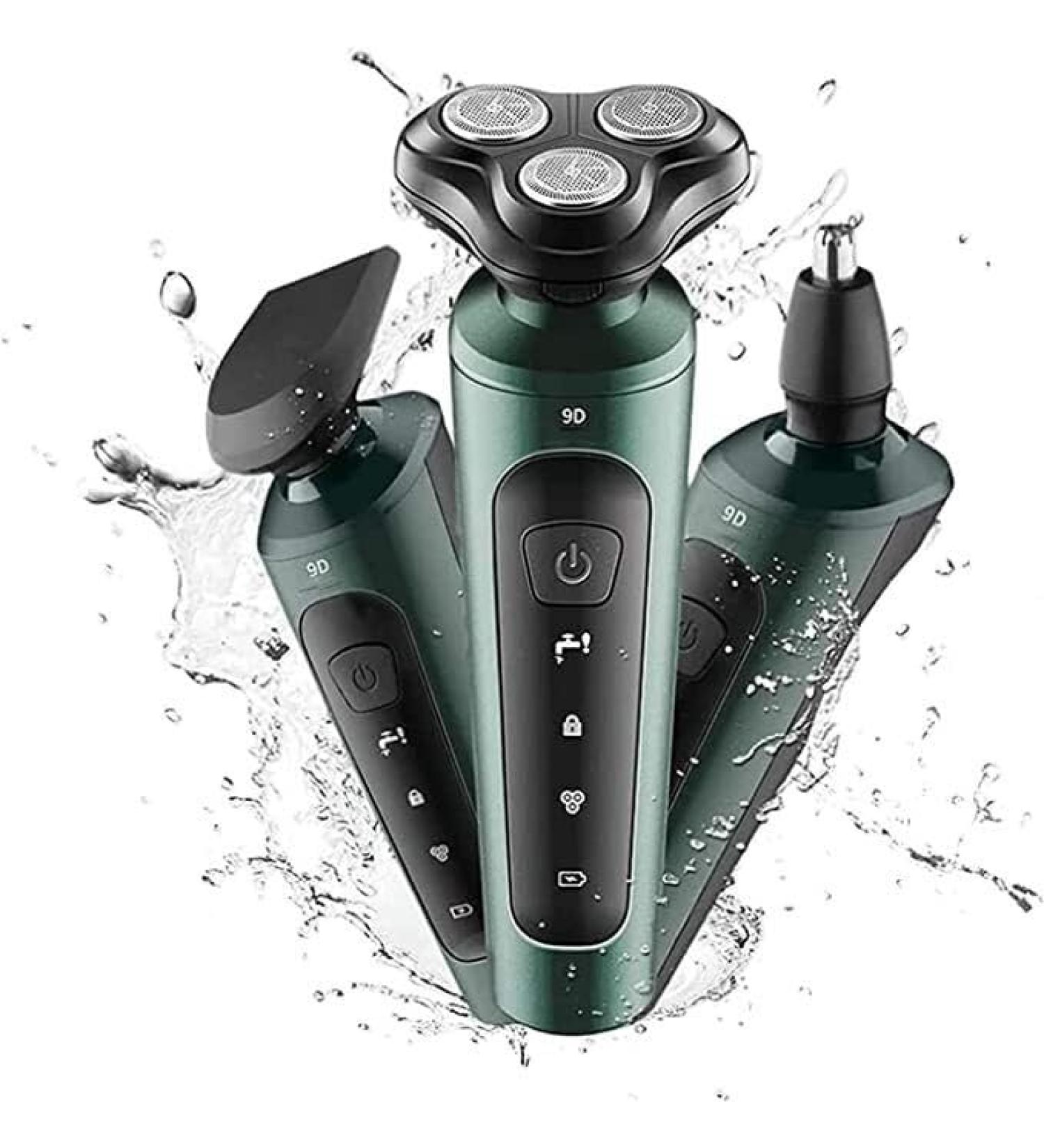 Buy GeRRiT Men's Electric Shaver & Beard Trimmer - Cordless Waterproof 3-in-1 Rotary Razor for Ultimate Grooming - Fast Worldwide Shipping - Buy Online on SooperMarket.com