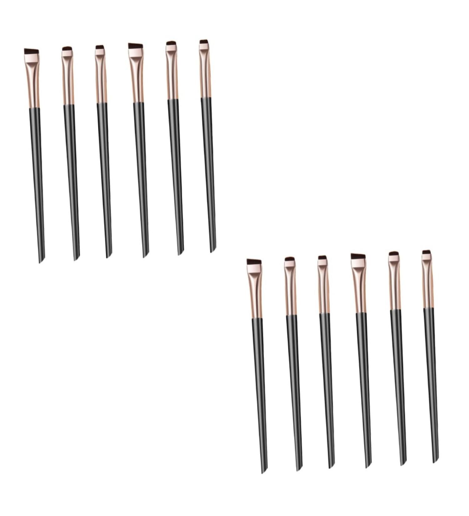 Baluue 12 Pcs Eye Shadow Brush Makeup Brush Eye Makeup Kit Makeup Eye Brush Make up Eyeliner Brush 15.00X1.30X1.00CMx2pcs As Shownx2pcs - Buy Online on SooperMarket.com