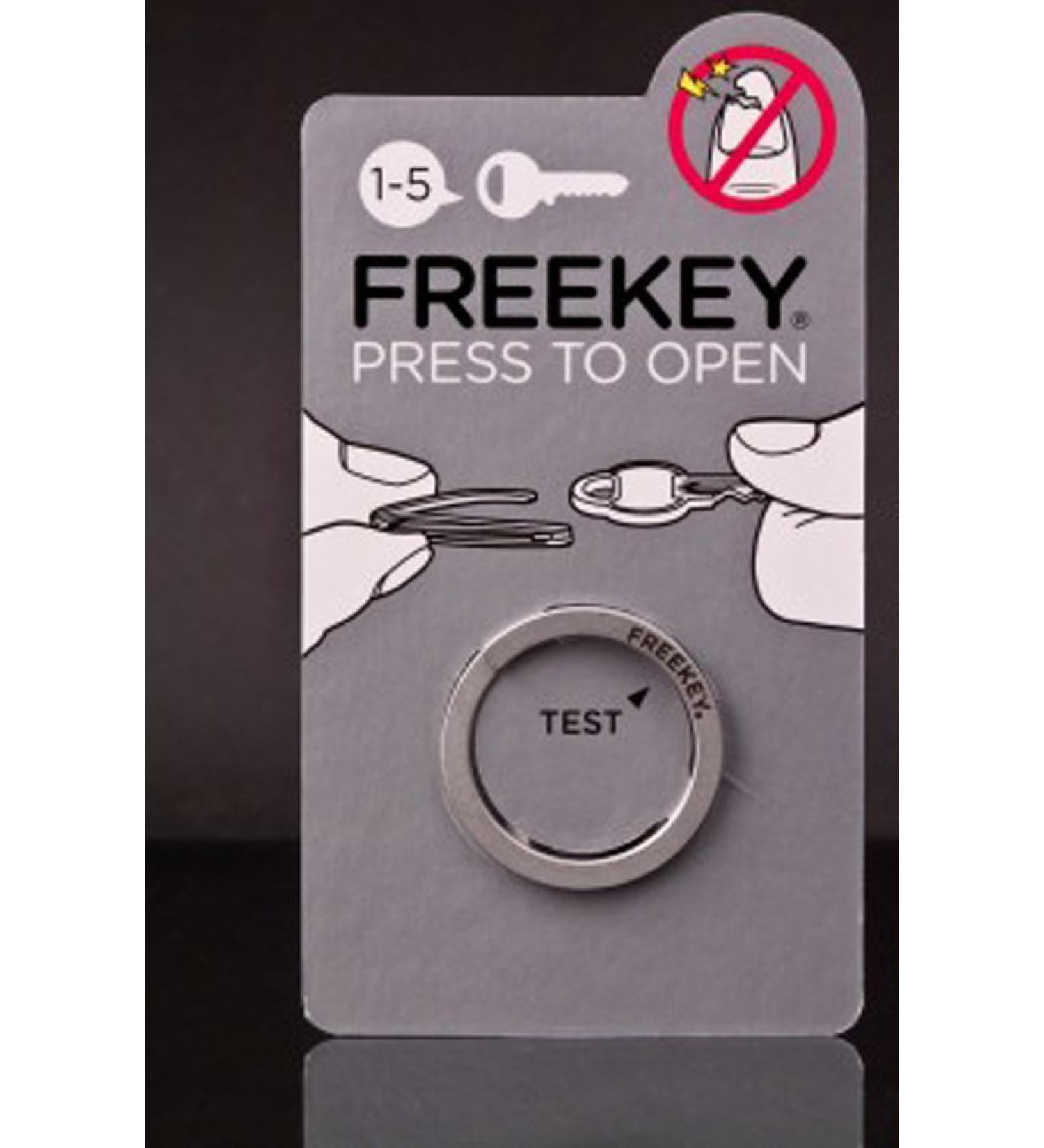Shop Drosselmeyer Freekey Slim Keyring | Press-to-Open Nail Protector | International Shipping Available - Buy Online on SooperMarket.com