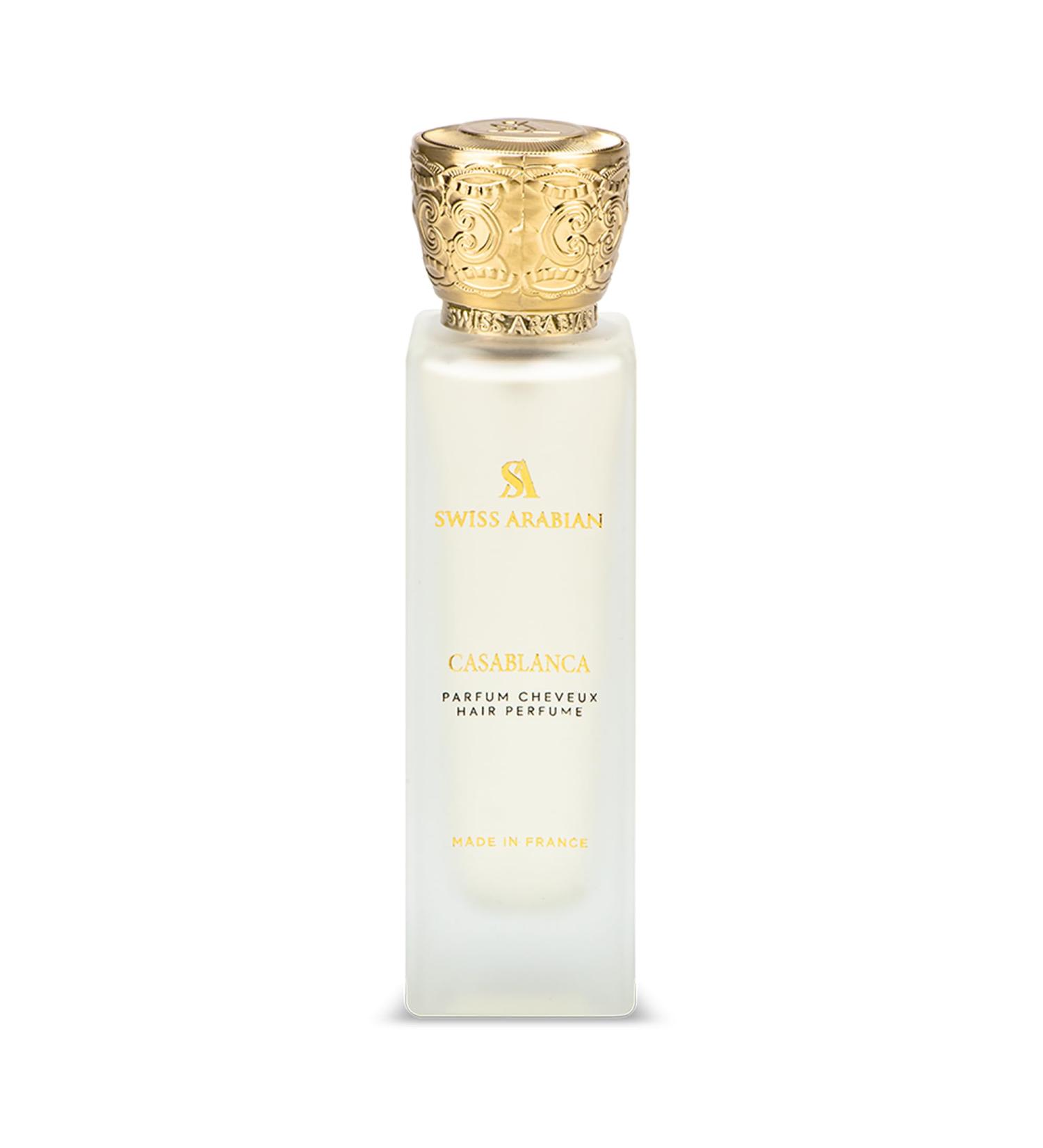 Swiss Arabian Casablanca - Hair Perfume for Women - Fruity Woody Fragrance - Hair Mist with Vitamin E - Blend of Apple Patchouli and Amber - 1.7 oz - Buy Online on SooperMarket.com