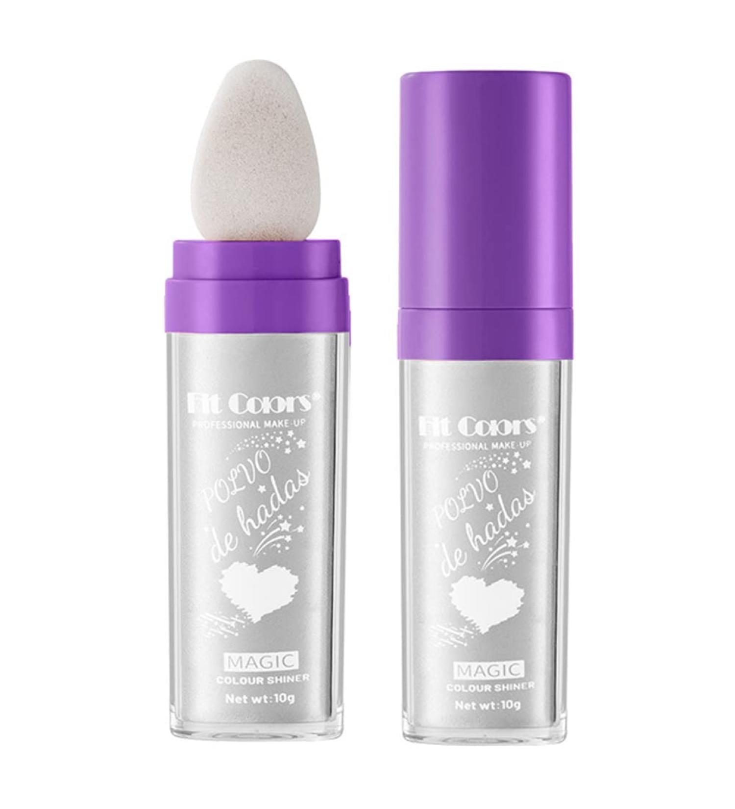 GL-Turelifes Fairy Stick Highlight Powder - Shimmer & Glow with Puff Fairy Bomb - 02 Charm Silver - Buy Online on SooperMarket.com