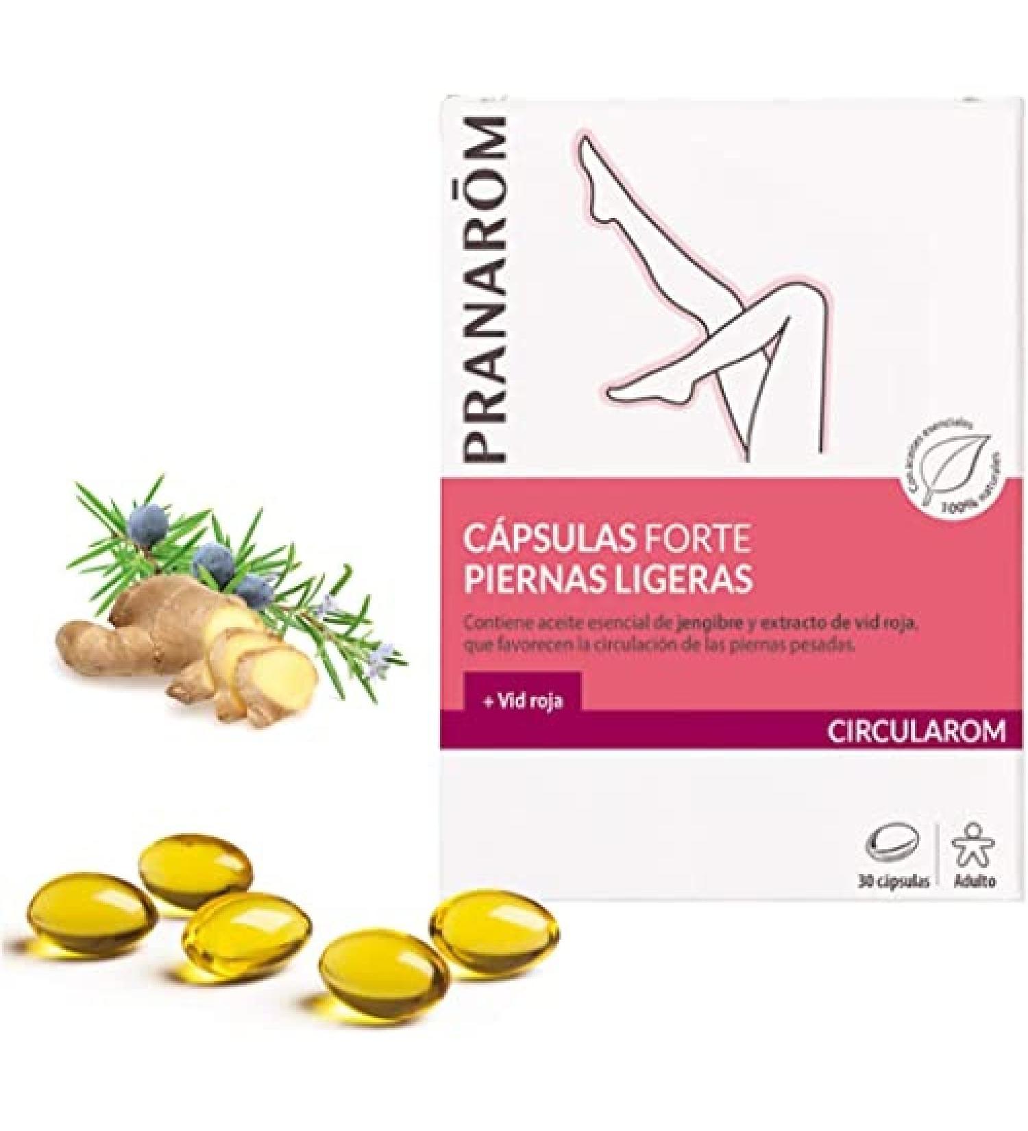 Pranar m Circularom C psulas Forte para Piernas Ligeras - Ayuda en Retenci n de Agua y Mejora Circulaci n - 30 C psulas Disponibles Internacionalmente - Buy Online on SooperMarket.com