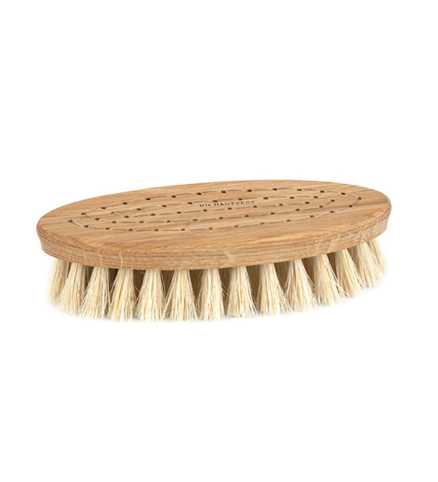 Iris Hantverk Oak Bath Brush with Horse Hair/Tampico Bristles - Buy Online on SooperMarket.com