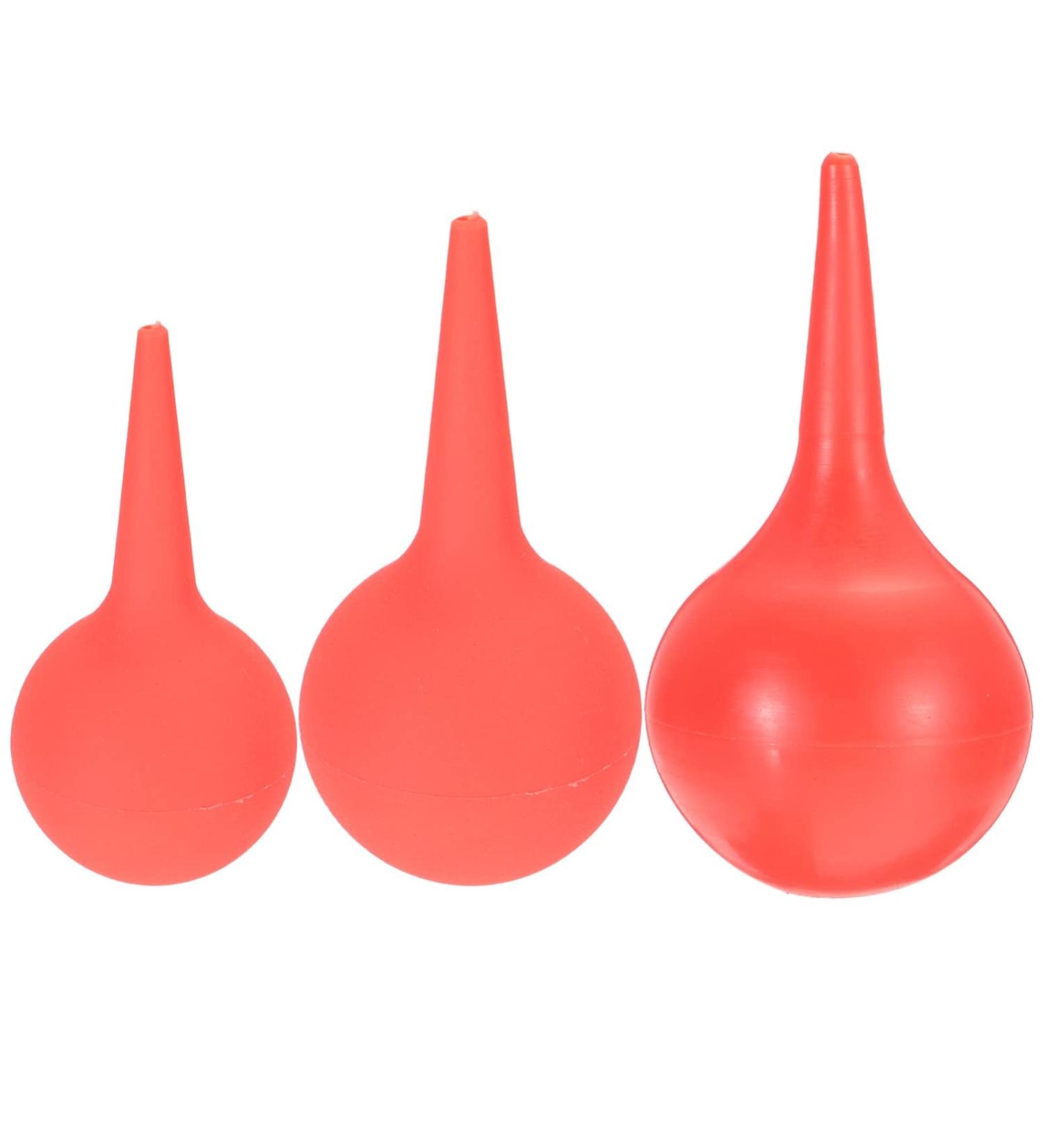 GLSTOY 6pcs Multiuse Hand Rubber Mucus Clean Syringe Sucker for Adults - Silicone Ear Blower & Aspirator for Air Laboratory - Ml+ Ml Bulb Wash Suction - Buy Online on SooperMarket.com