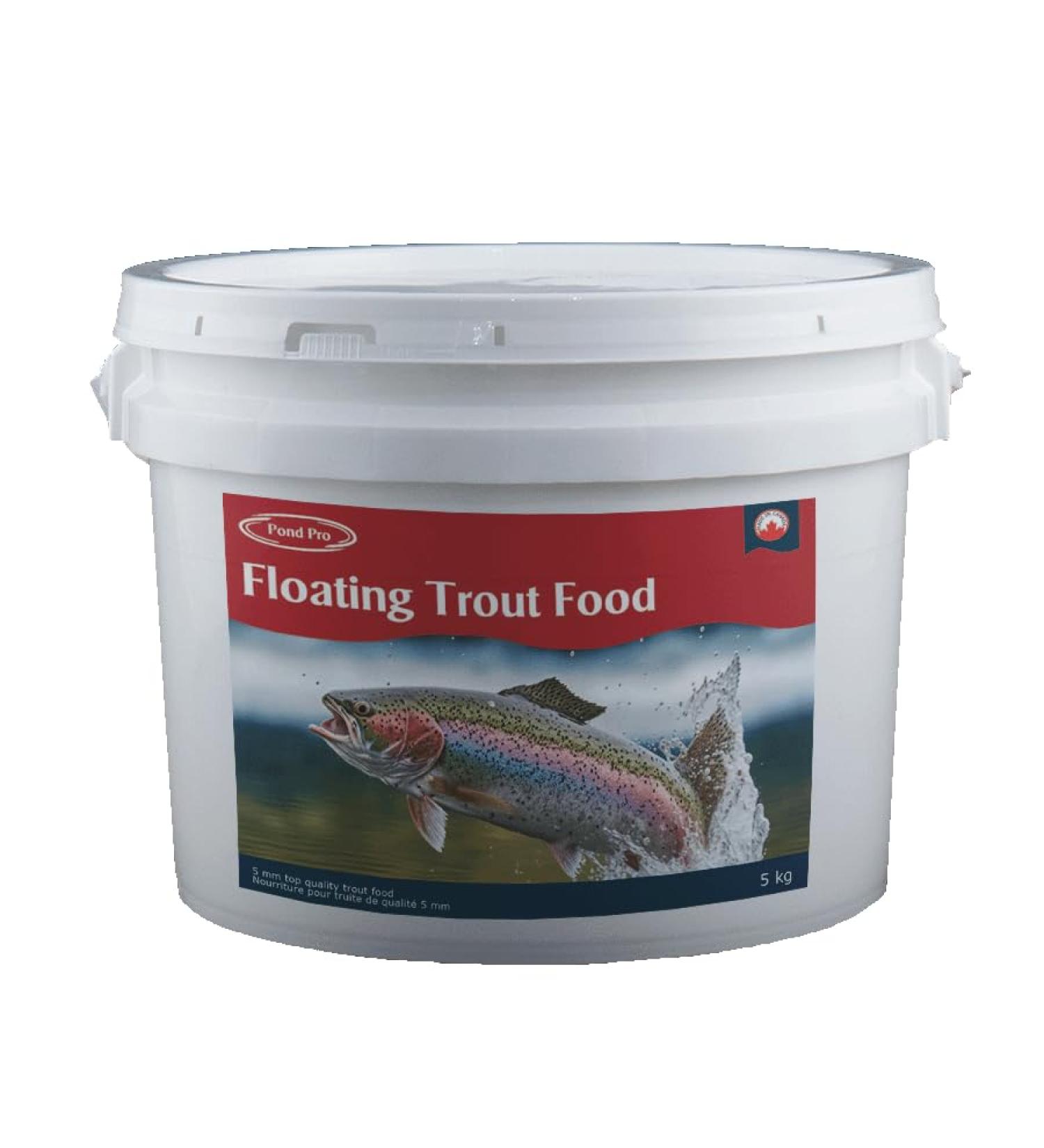 Premium Floating 5mm Trout Food by Pond Pro 5kg (11 lb) - Buy Online on SooperMarket.com