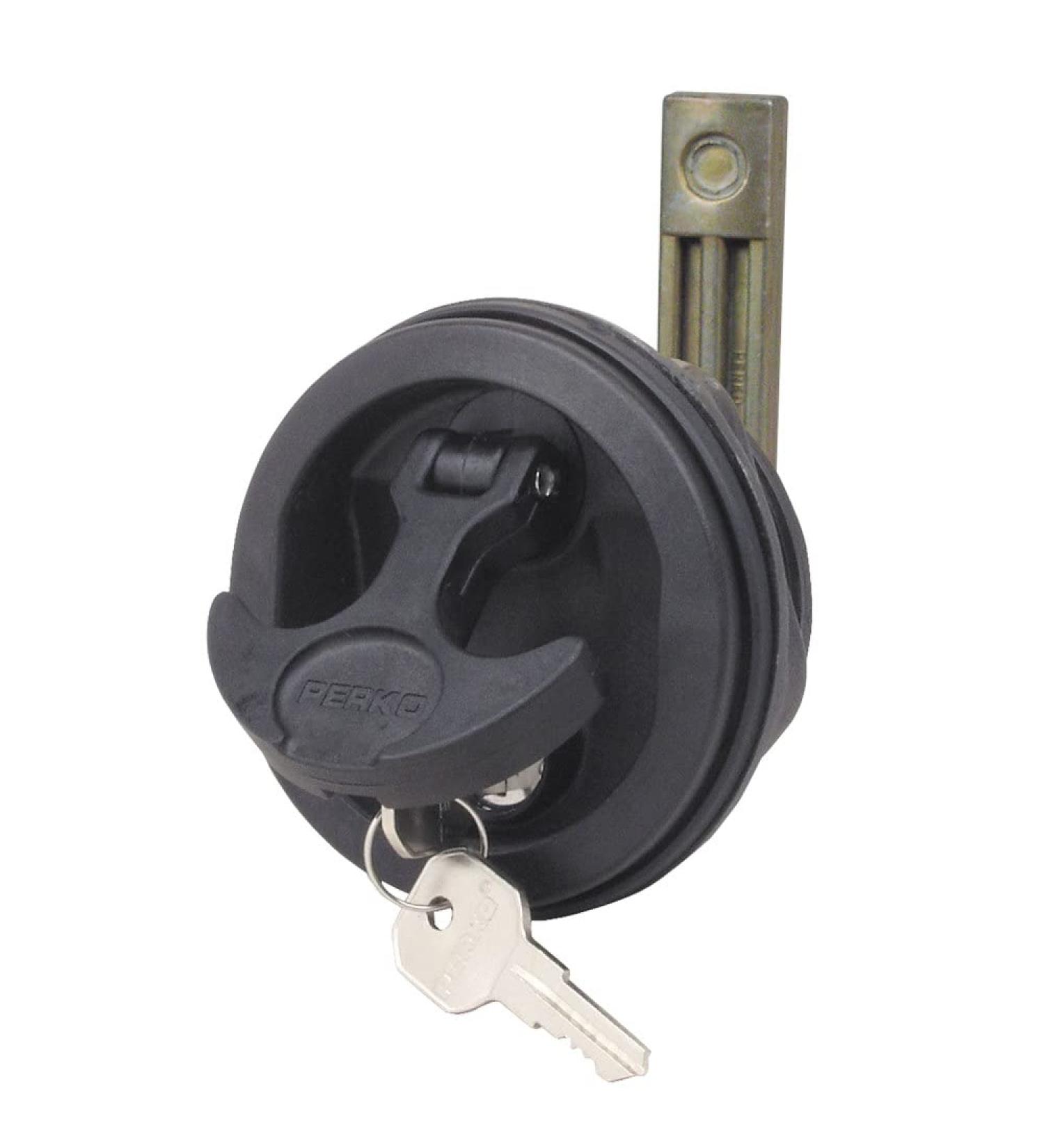 Perko 1091DP3BLK Surface Mount Lock & Latch - 1-1/4" - Black