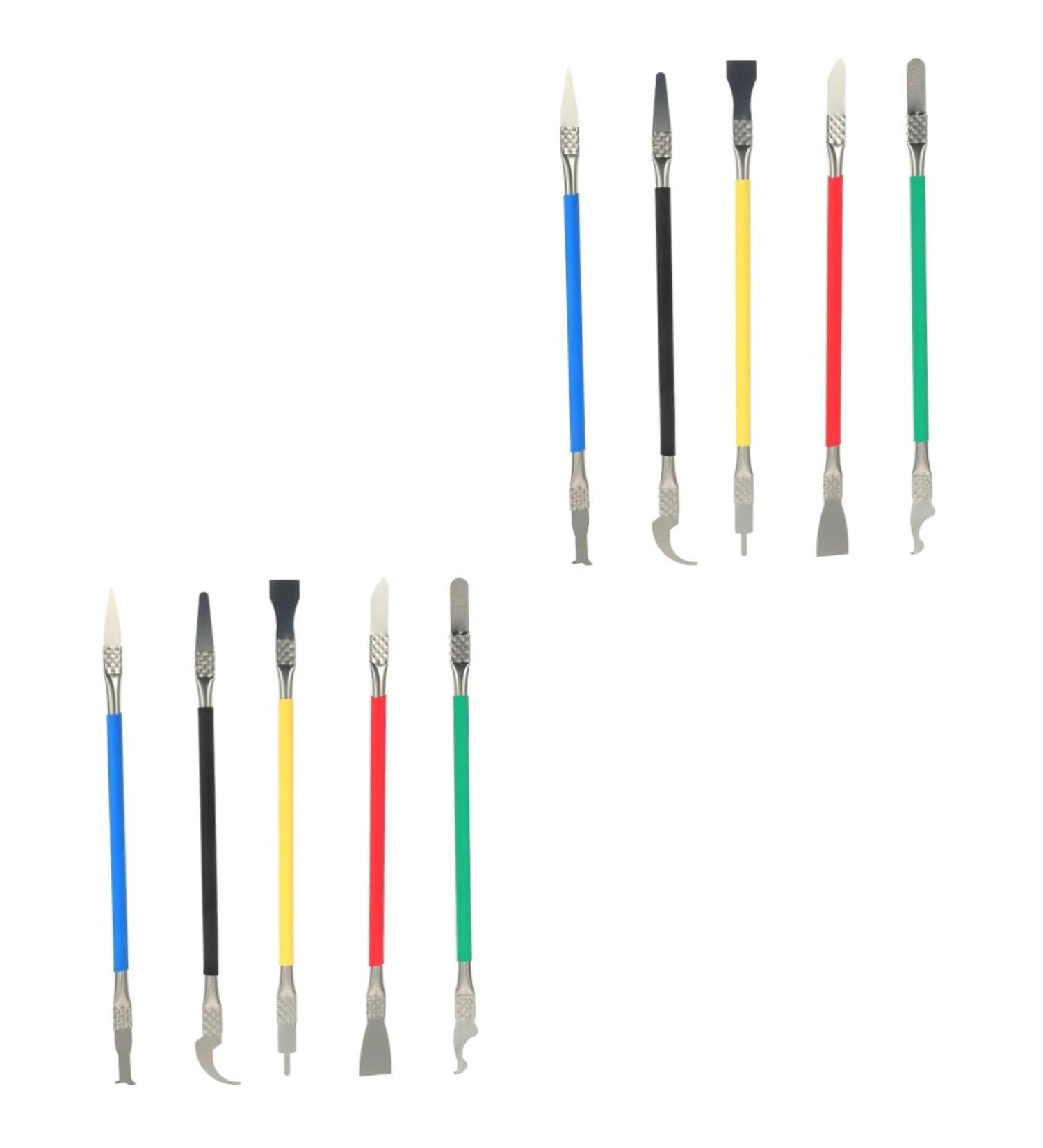 Hemoblo 10 STK Schaber Kit | Mobile Phone Repair Tool & Sticker Remover | Stainless Steel Spy Stick for Cellphone & Tablet Repairs - Buy Online on SooperMarket.com
