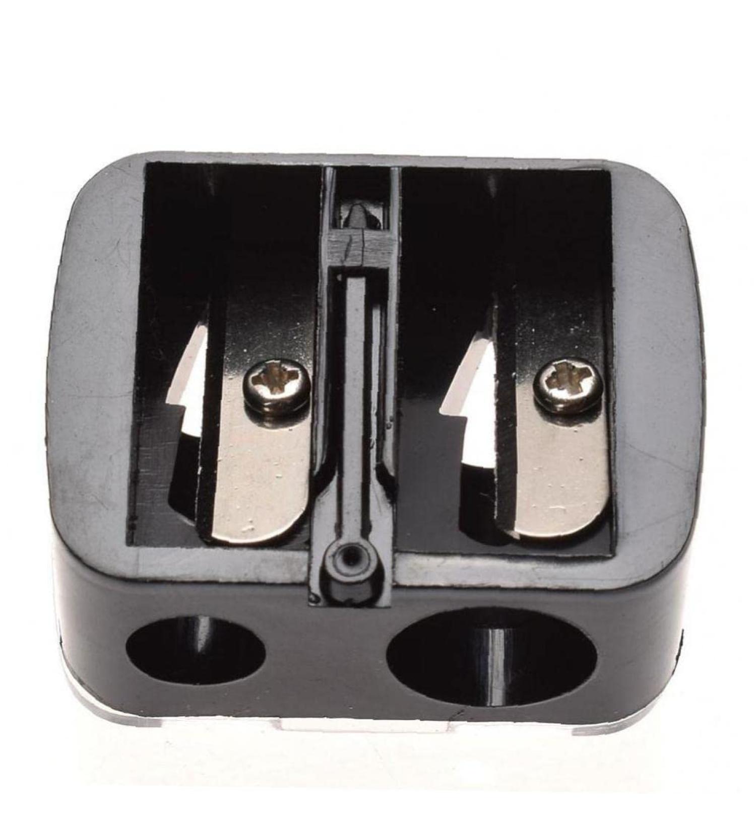 Danlai Cosmetic Pencil Sharpener | Precision 2-Hole Eye Makeup Sharpener for Eyebrow Lipstick Eyeliner - International Shipping Available - Buy Online on SooperMarket.com
