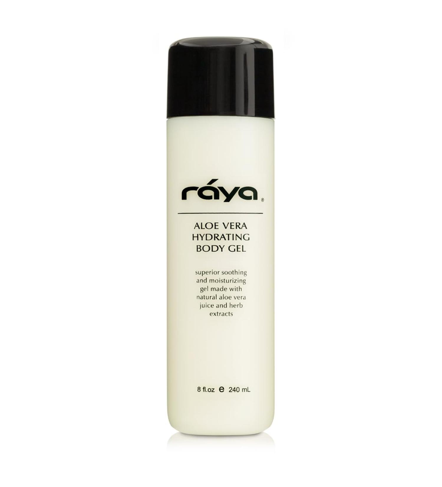 Raya Aloe Vera Hydrating Body Gel 8 oz - Natural Moisturizer for Face & Body Soothes Skin After Sun - Buy Online on SooperMarket.com