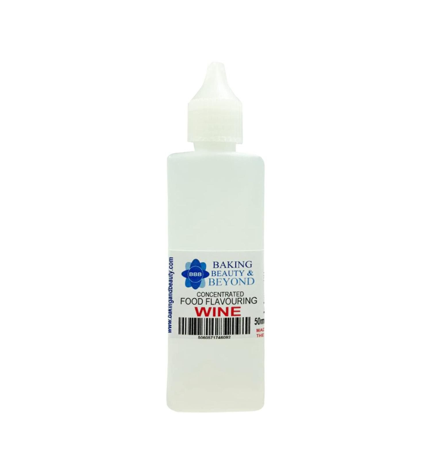 Baking Beauty and Beyond Concentrated Food Flavouring Oil - Dozen of Professional Quality Food Grade Flavouring Oil for Candy Making Baking Cooking Lip Balm and Lip Gloss - Wine (50ml) - Buy Online on SooperMarket.com