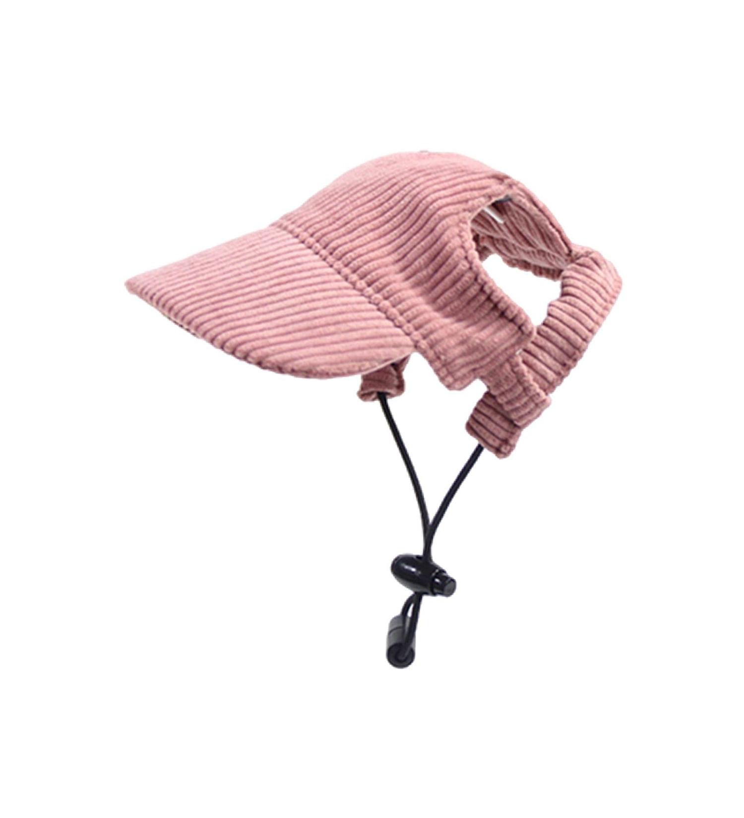 Predolo Pet Sports Hat - Fashionable Pink Dog Sun Hat with Ear Holes Sun Protection Cap for Small Dogs - XL Baseball Cap - Buy Online on SooperMarket.com