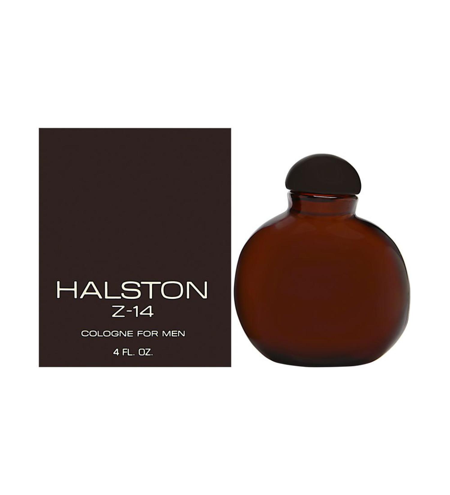 Halston Z-14 Cologne Pour For Men 4.0 Ounce Top notes: cypress verdants bergamot lemon basil gardenia Middle notes: coriander seed patchouli cinnamon jasmine vetiver cedar wood geranium Base notes: leather amber musk sweet tonka bean lavender benzoin 4 Ou