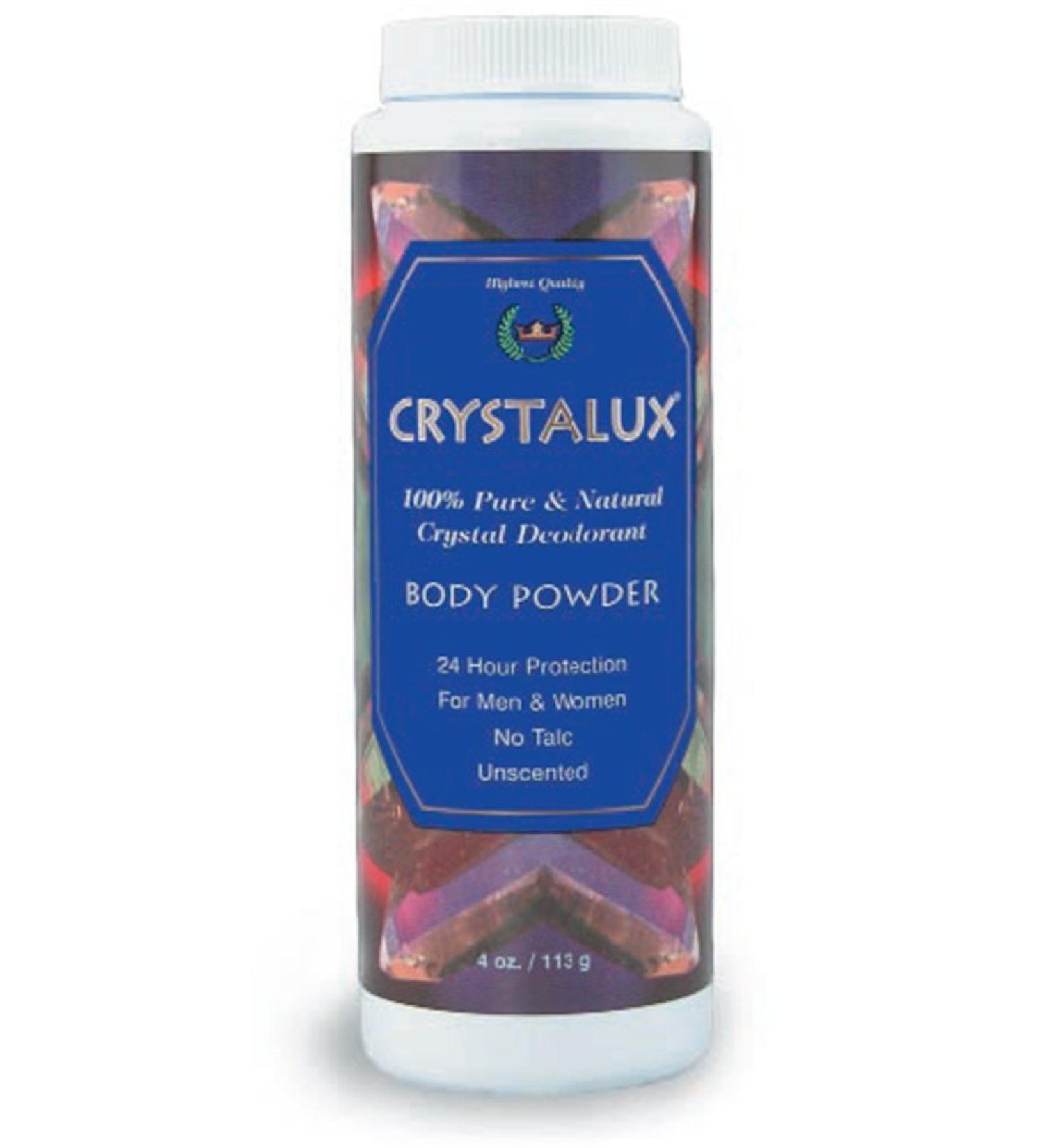 Crystalux Crystal Body Powder 4 Ounces