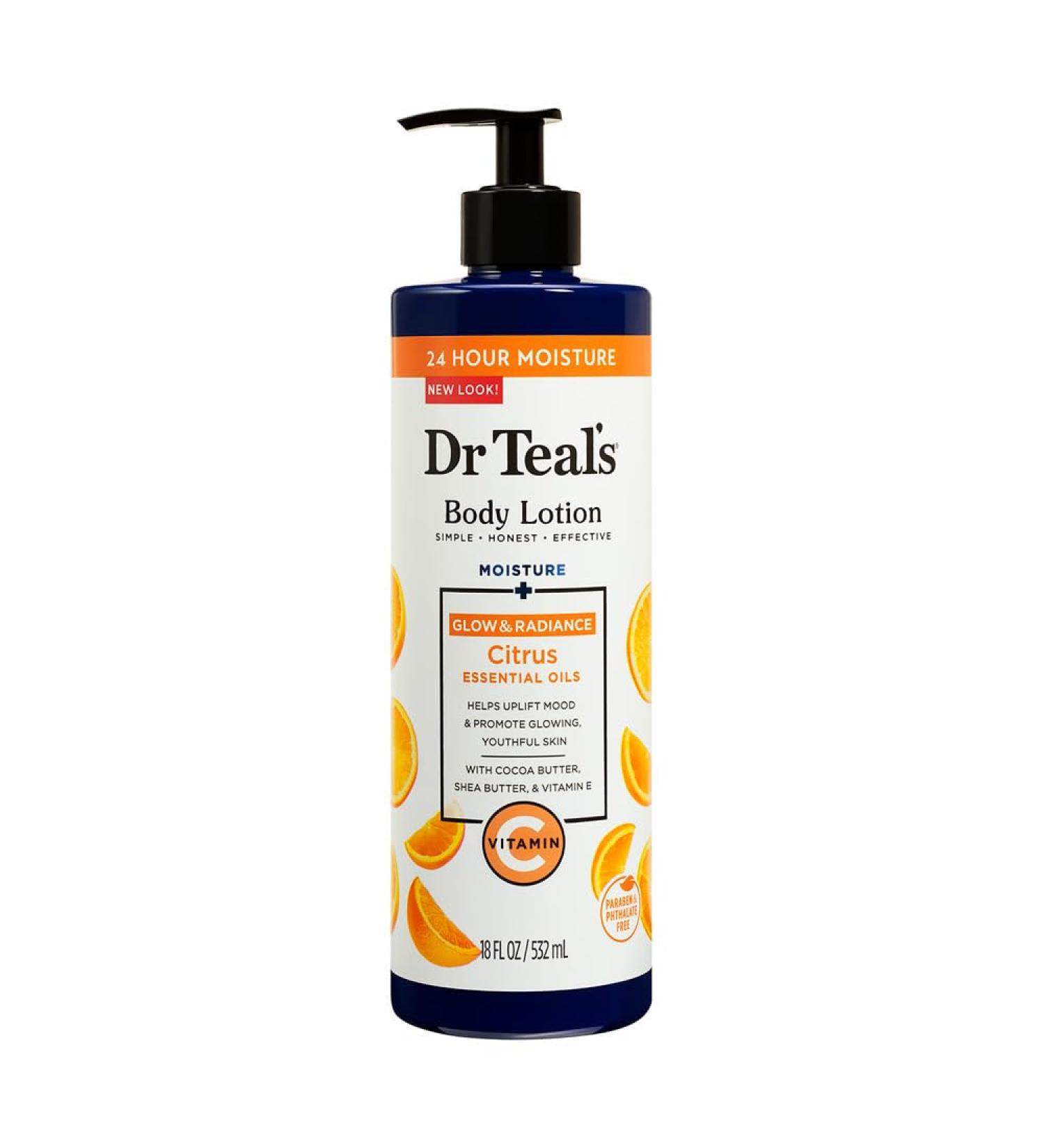Teal's Moisture Plus Radiant Body Lotion - Citrus Scent 18 fl oz | Nourishing Hydration for All Skin Types - Shop Internationally - Buy Online on SooperMarket.com