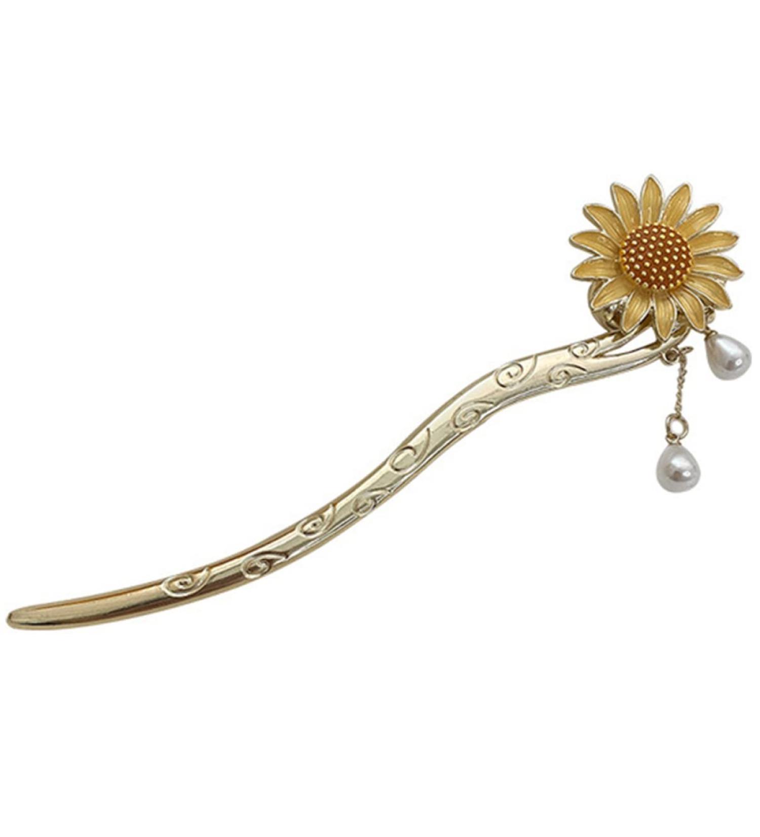 minkissy Daisy Hair Accessory Hair Gems for Women Bridal Tiara Japanese Hair Chopsticks Vintage Hair Chopsticks Hair Chopsticks for Women Sunflower Hair Sticks To Hang Pin China Bun Bride - Buy Online on SooperMarket.com
