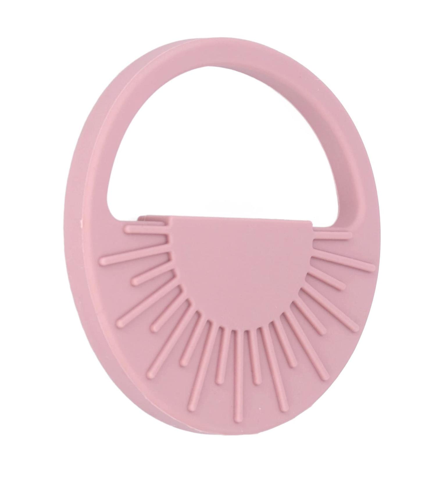 Buy Easy-to-Clean Semicircle Silicone Baby Teether Healthy & Ergonomic Design for Babies | International Shipping - Buy Online on SooperMarket.com
