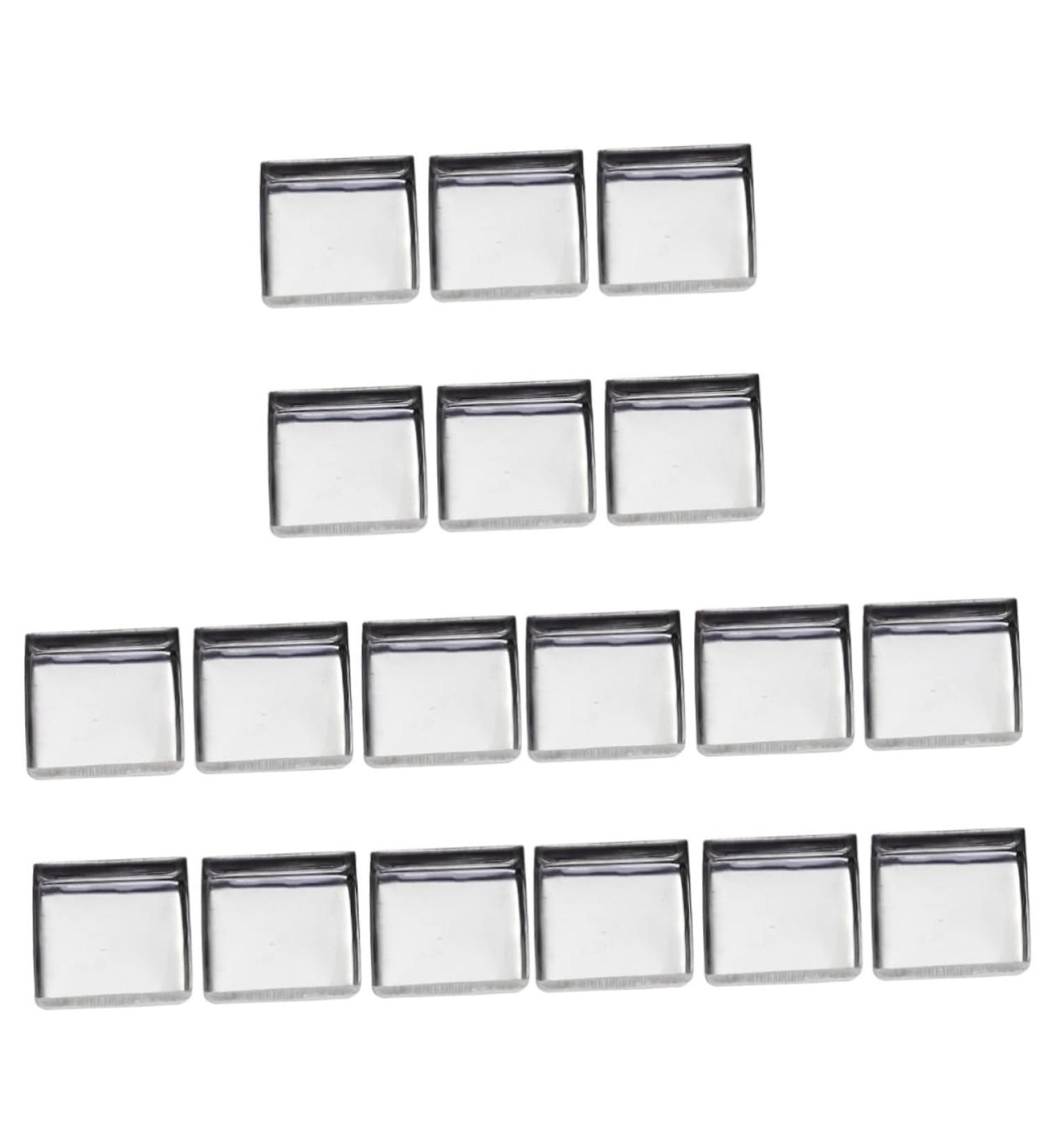 FOYTOKI 180 Pcs Pans for Eyeshadow Empty Eyeshadow Tins Makeup Tin Pans Empty Eyeshadow Pans Square Magnets - Buy Online on SooperMarket.com