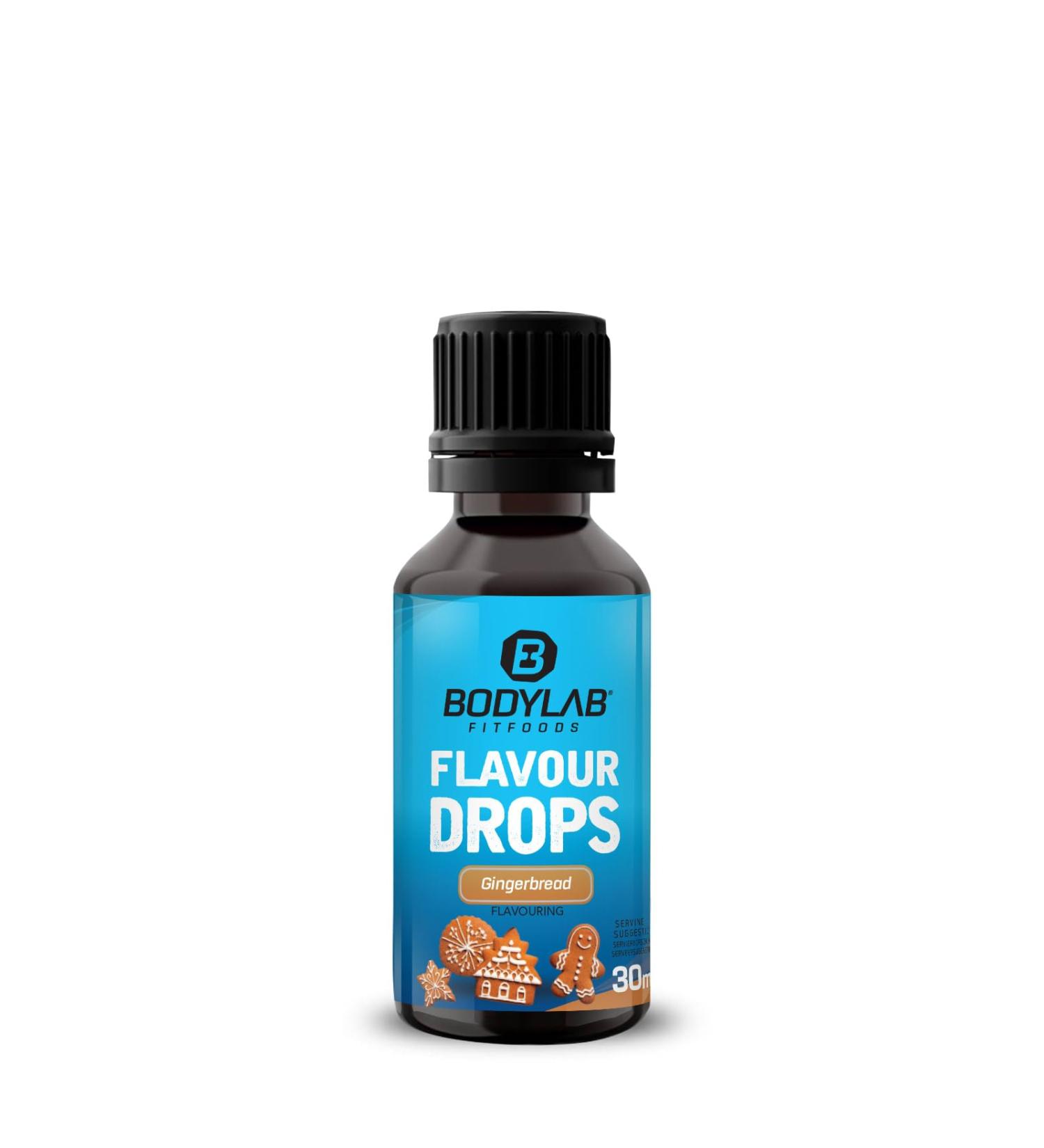 BODYLAB24 Flavor Drops 30ml - Calorie-Free Sugar-Free Gingerbread Aroma for Coffee & Foods No Artificial Dyes - Buy Online on SooperMarket.com