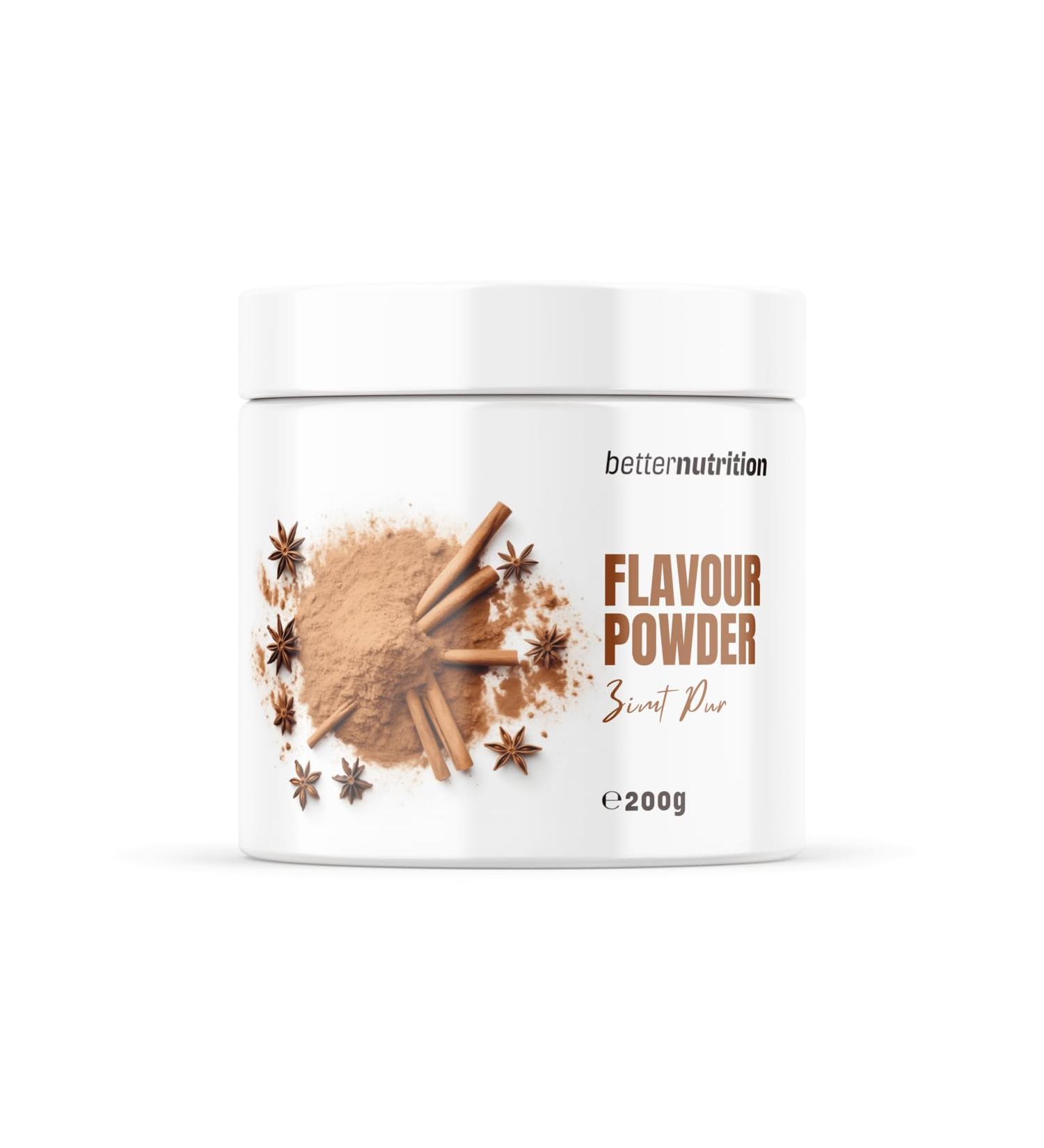 Premium Vegan Flavor Powder - Calorie-Reduced Aroma | Cinnamon | Zero Calorie 200g | Better Nutrition - Buy Online on SooperMarket.com