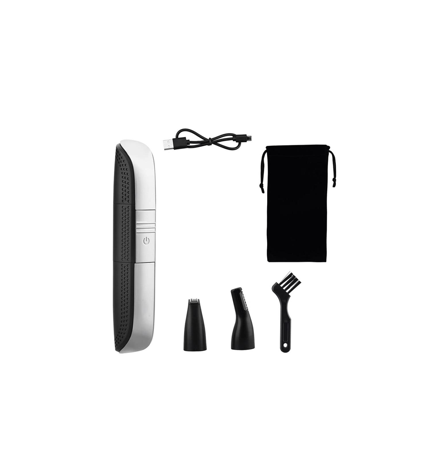 TEMKIN 3 in 1 USB Electric Nose Hair Trimmer & Eyebrow Clipper for Men | Painless Beard Shaver & Grooming Set | International Shipping Available - Buy Online on SooperMarket.com