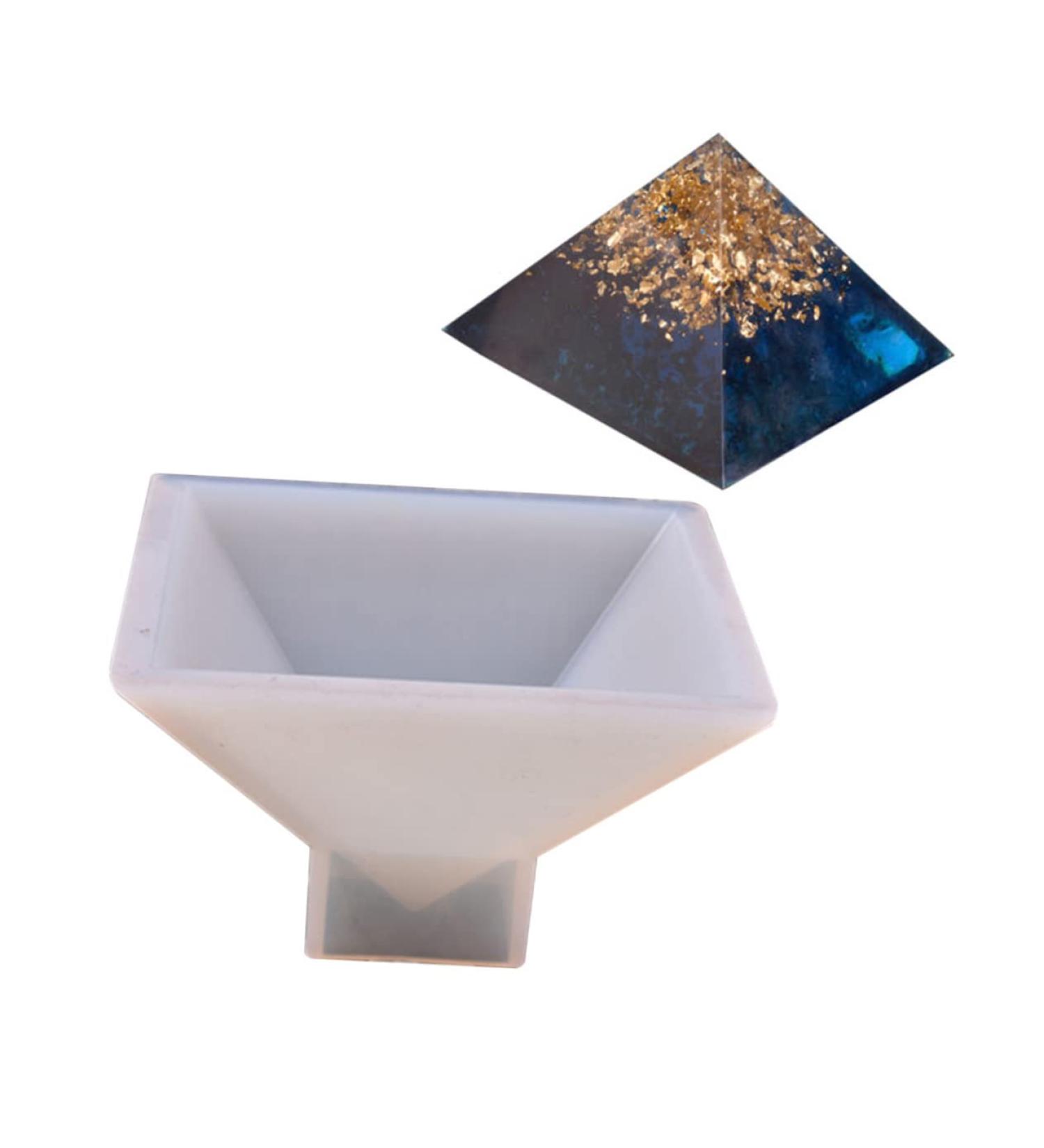 SEWACC Fondant Pyramid Resin Art Circle Silicone Mold Resin Casting Molds Adult Molds for Baking Pyramid Candle Mold Cake Mold Epoxy Pyramid Charms Ice Animal Moule De Manual Accessories White M - Buy Online on SooperMarket.com
