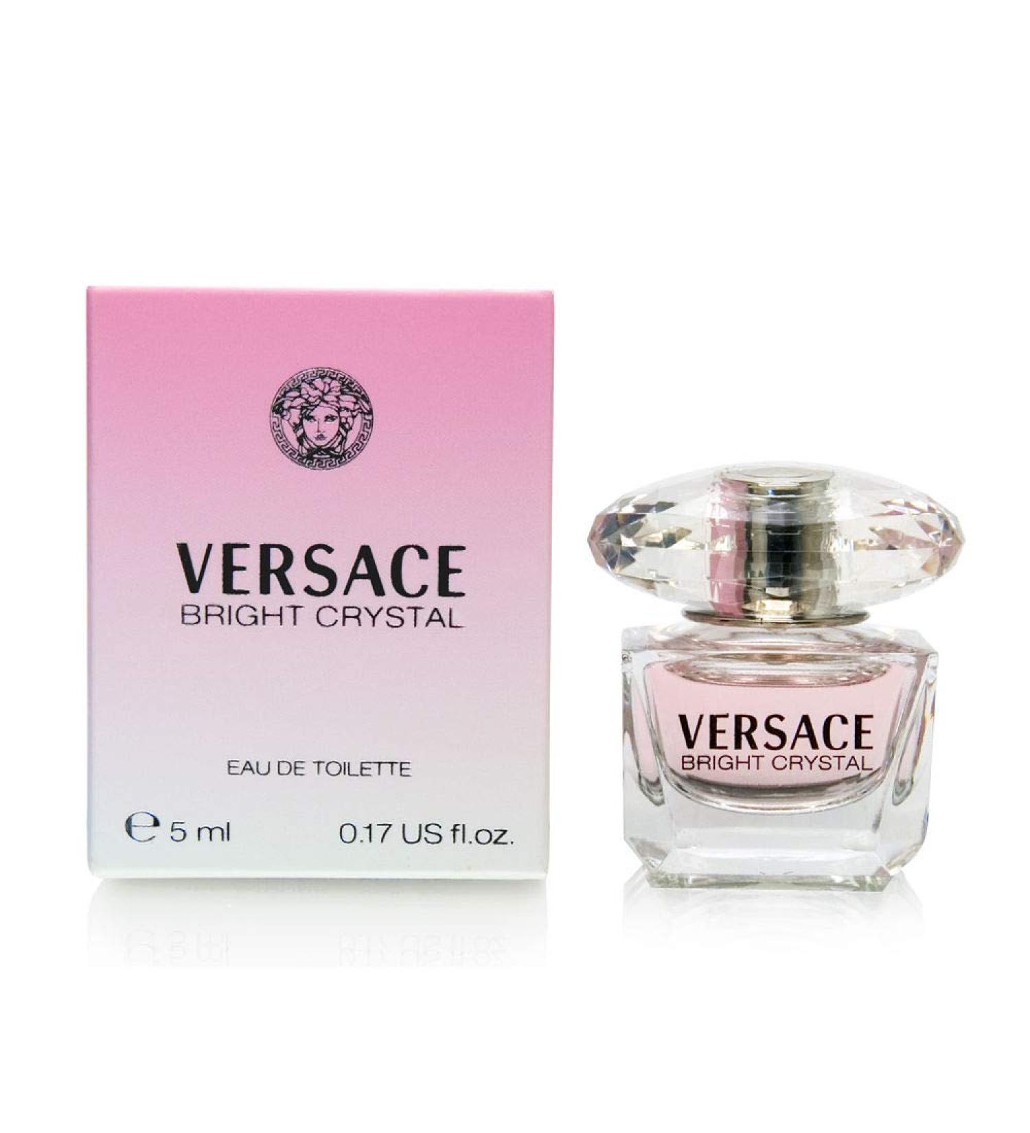VERSACE BRIGHT CRYSTAL by Gianni Versace (WOMEN) -EDT 0.17 OZ MINI Floral 0.17 Fl Oz (Pack of 1)
