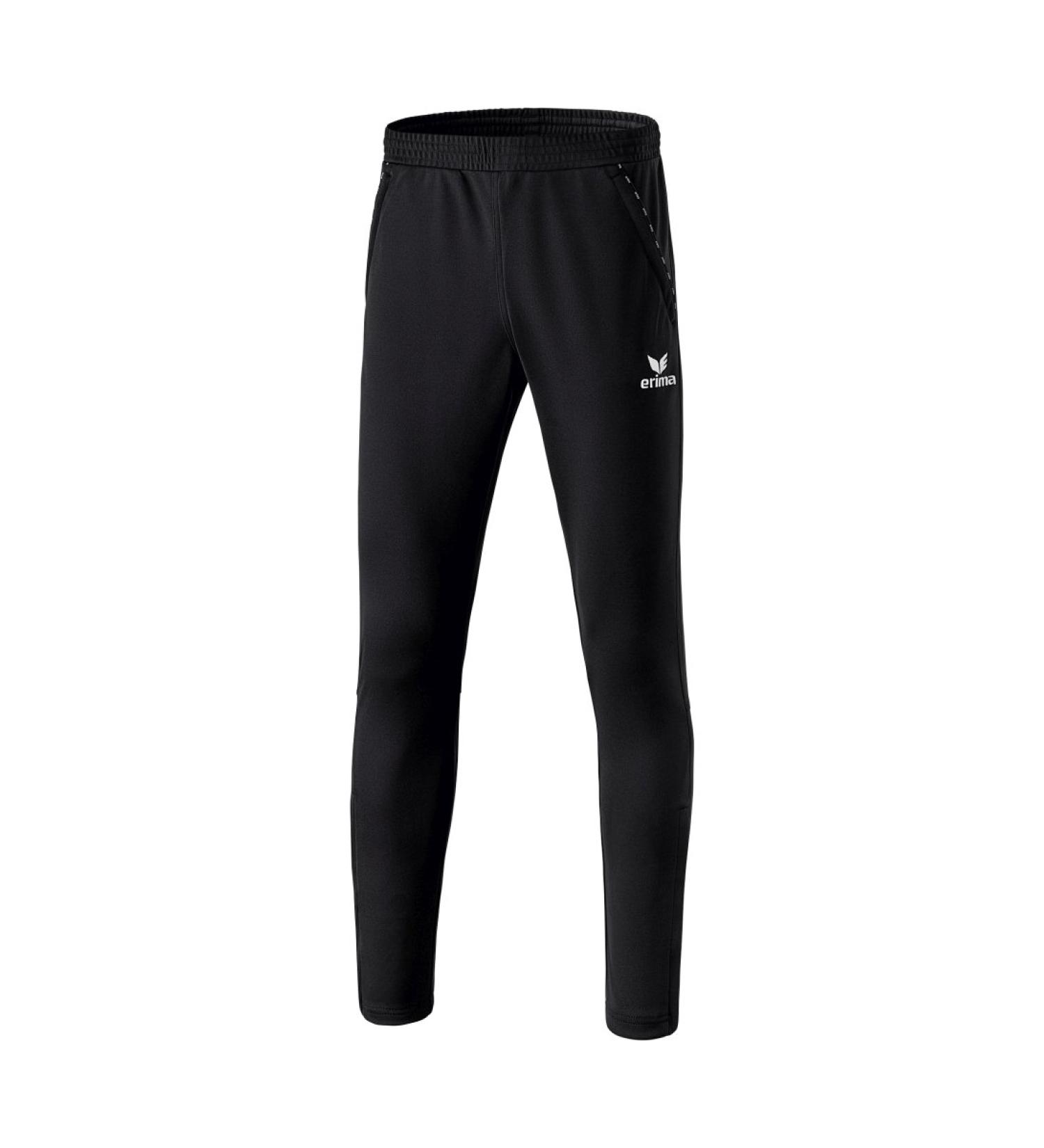 Erima Unisex Children Training Pants 2.0 M Black with Calf Insert | International Shipping Available - Buy Online on SooperMarket.com