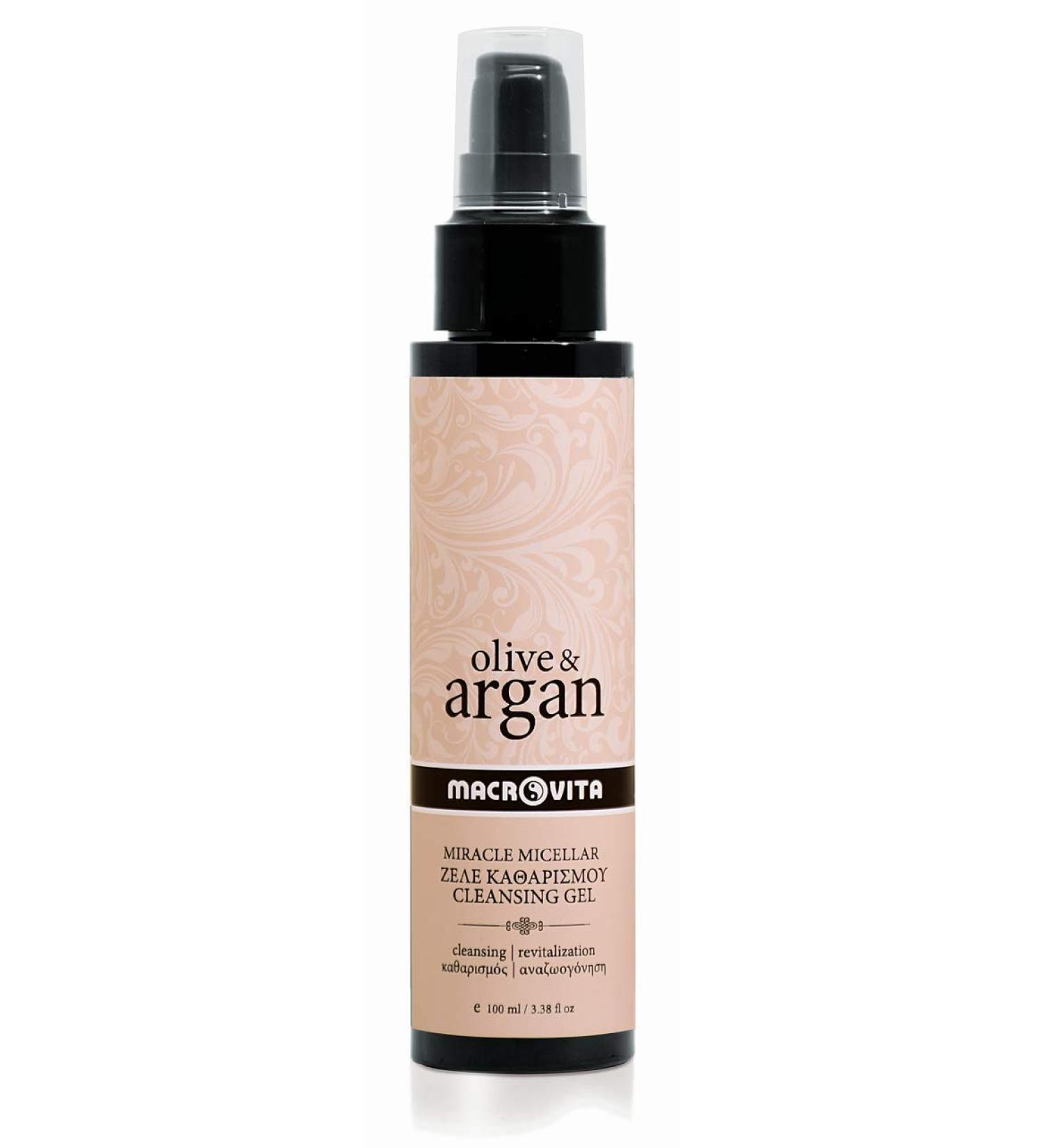 OLIVE & ARGAN MIRACLE MICELLAR CLEANSING GEL WITH ARGAN OIL 100 ML.